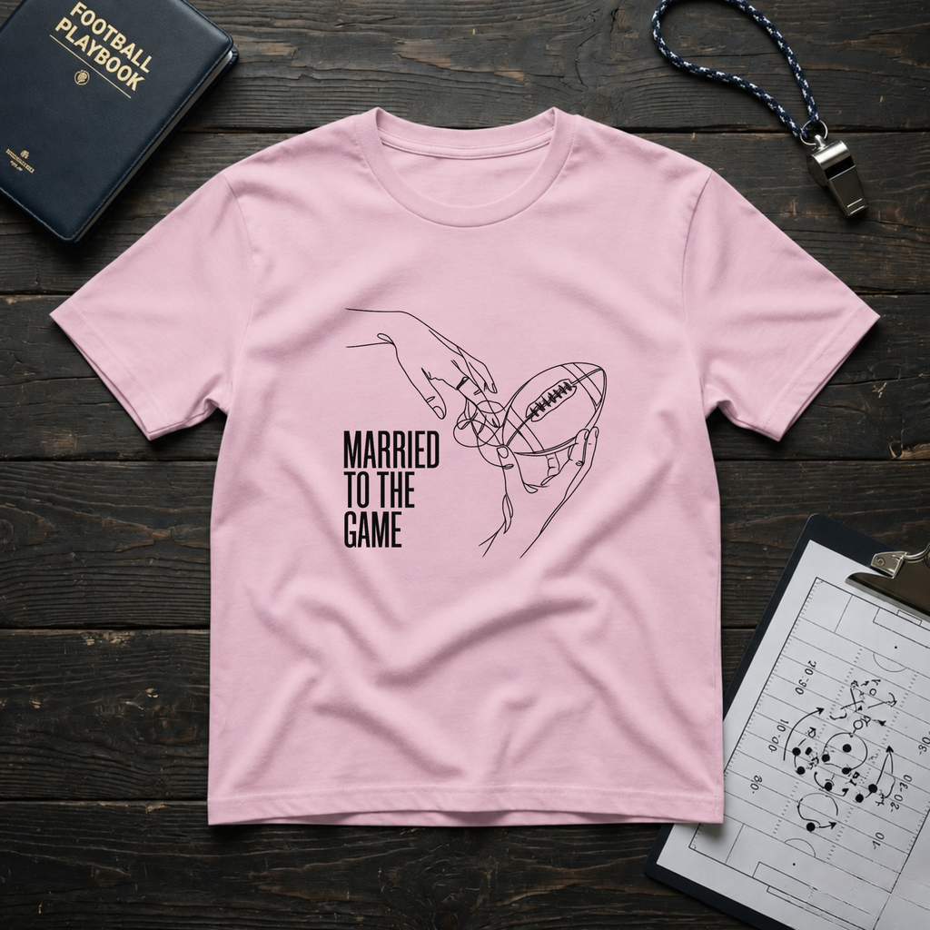 Married To The Game (Football) T-Shirt