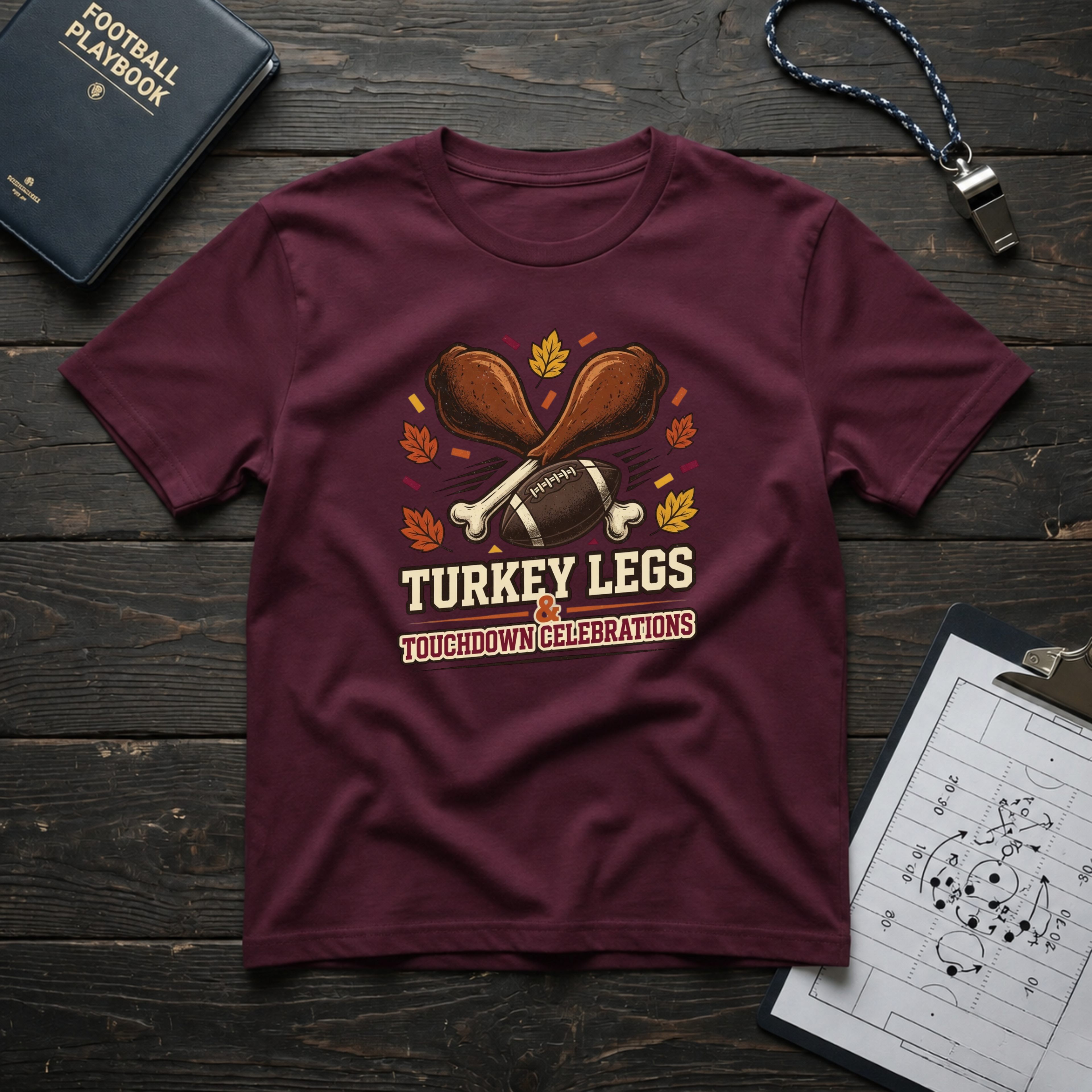 Turkey Legs & Touchdown Celebrations T-Shirt