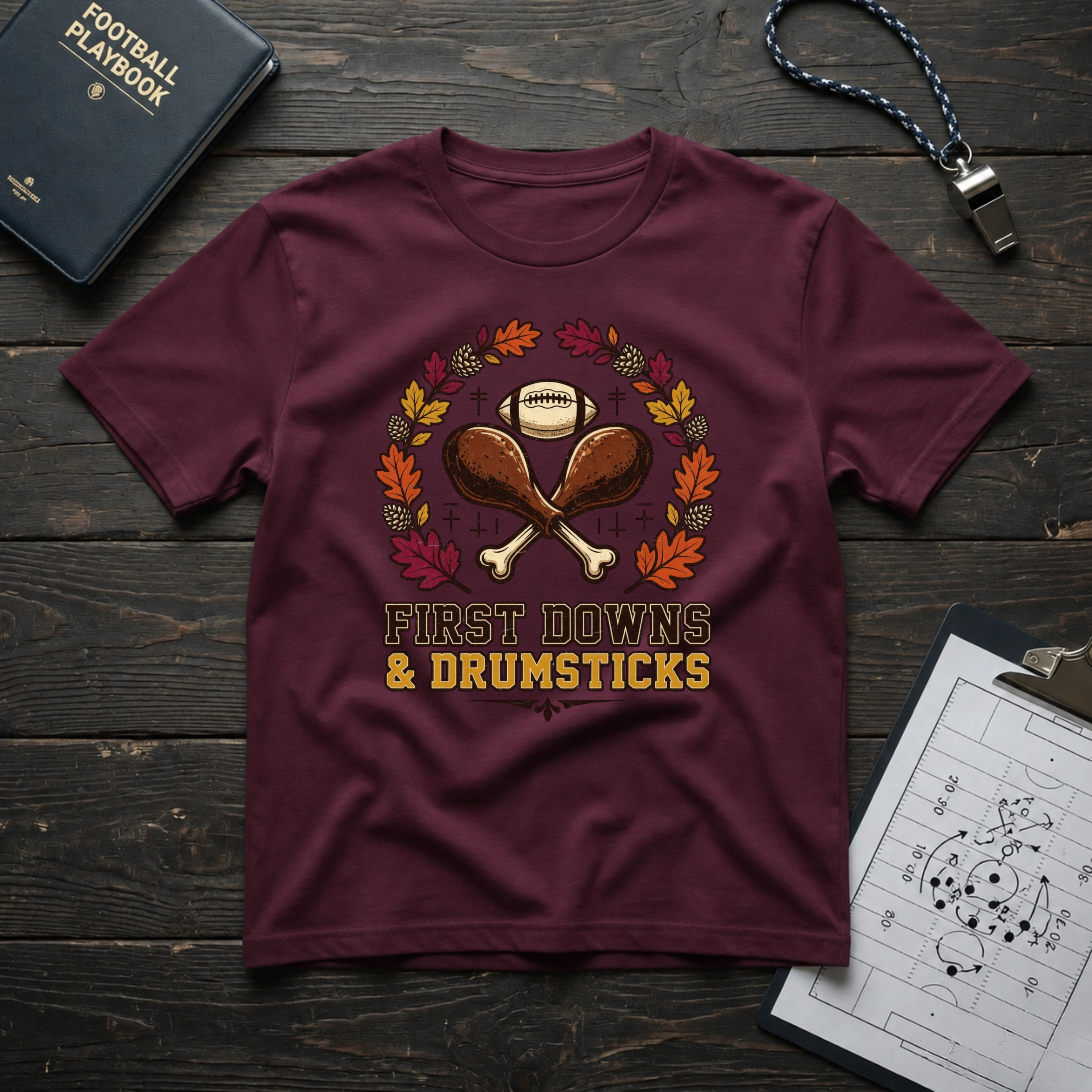 First Downs & Drumsticks T-Shirt