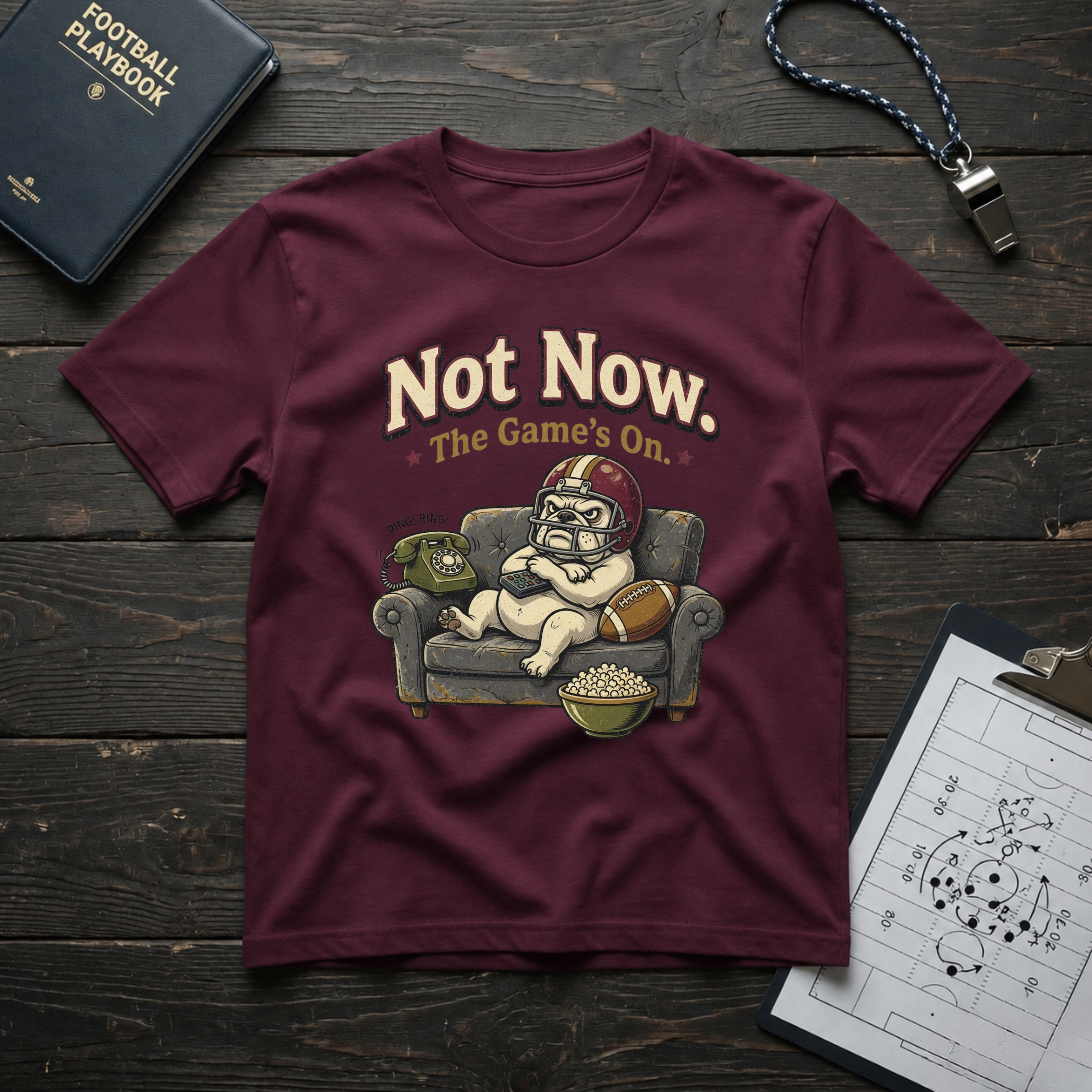 Not Now. The Game's On T-Shirt