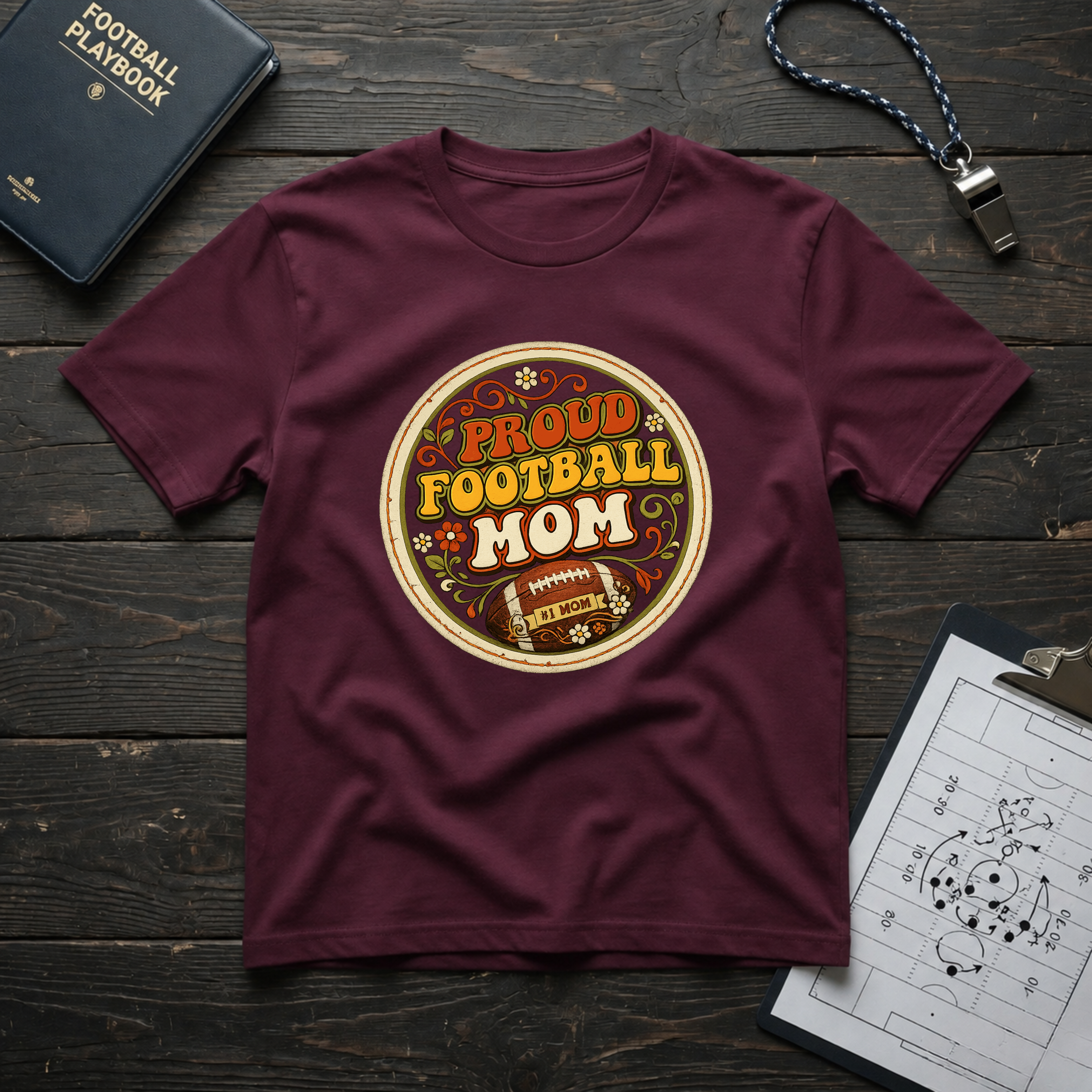 Proud Football Mom T-Shirt