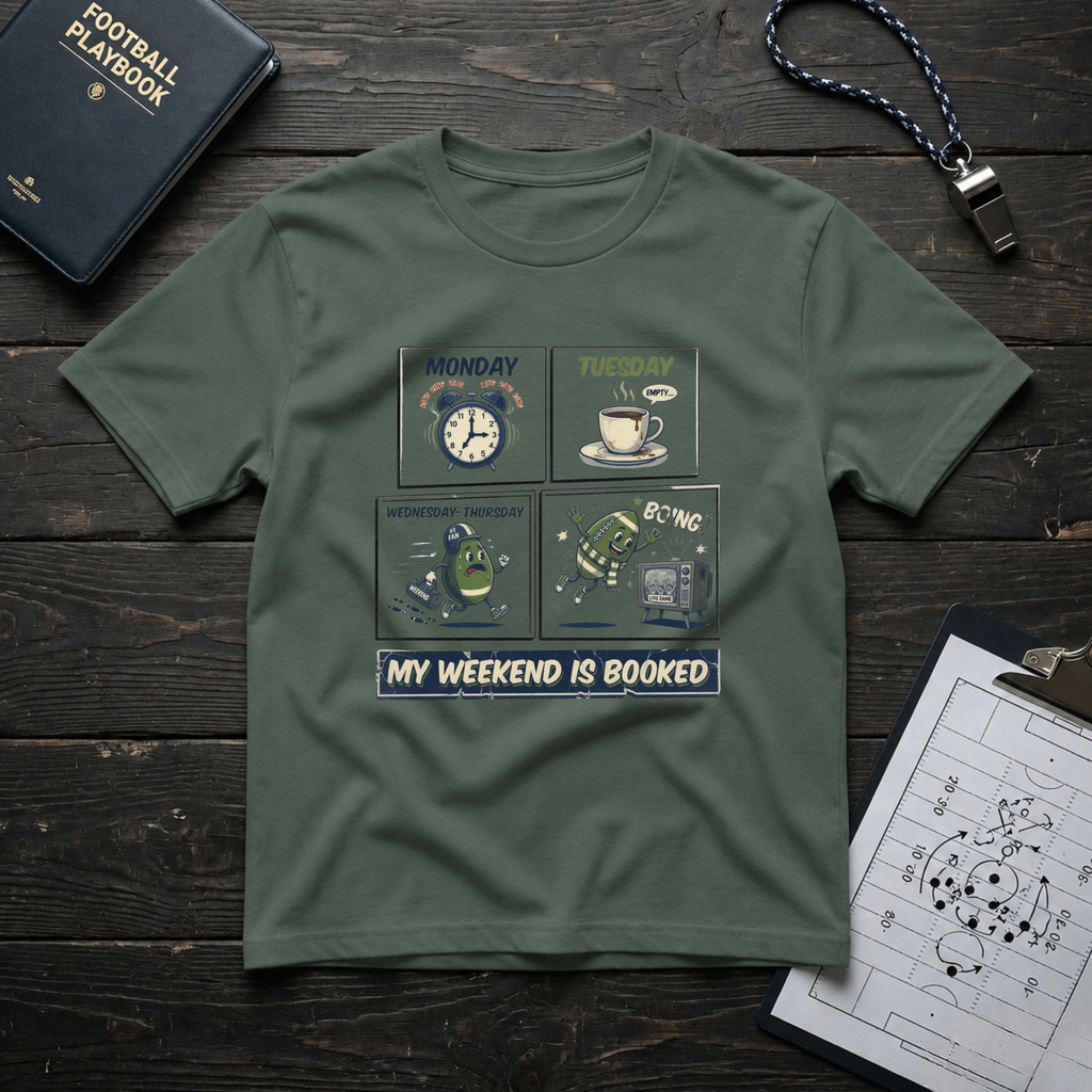 My Weekend Is Booked (Comic) T-Shirt