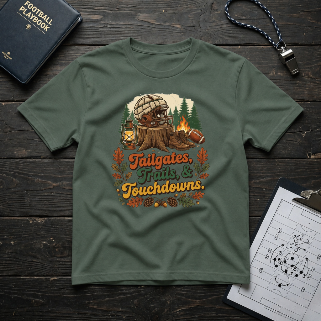 Tailgates, Trails & Touchdowns T-Shirt
