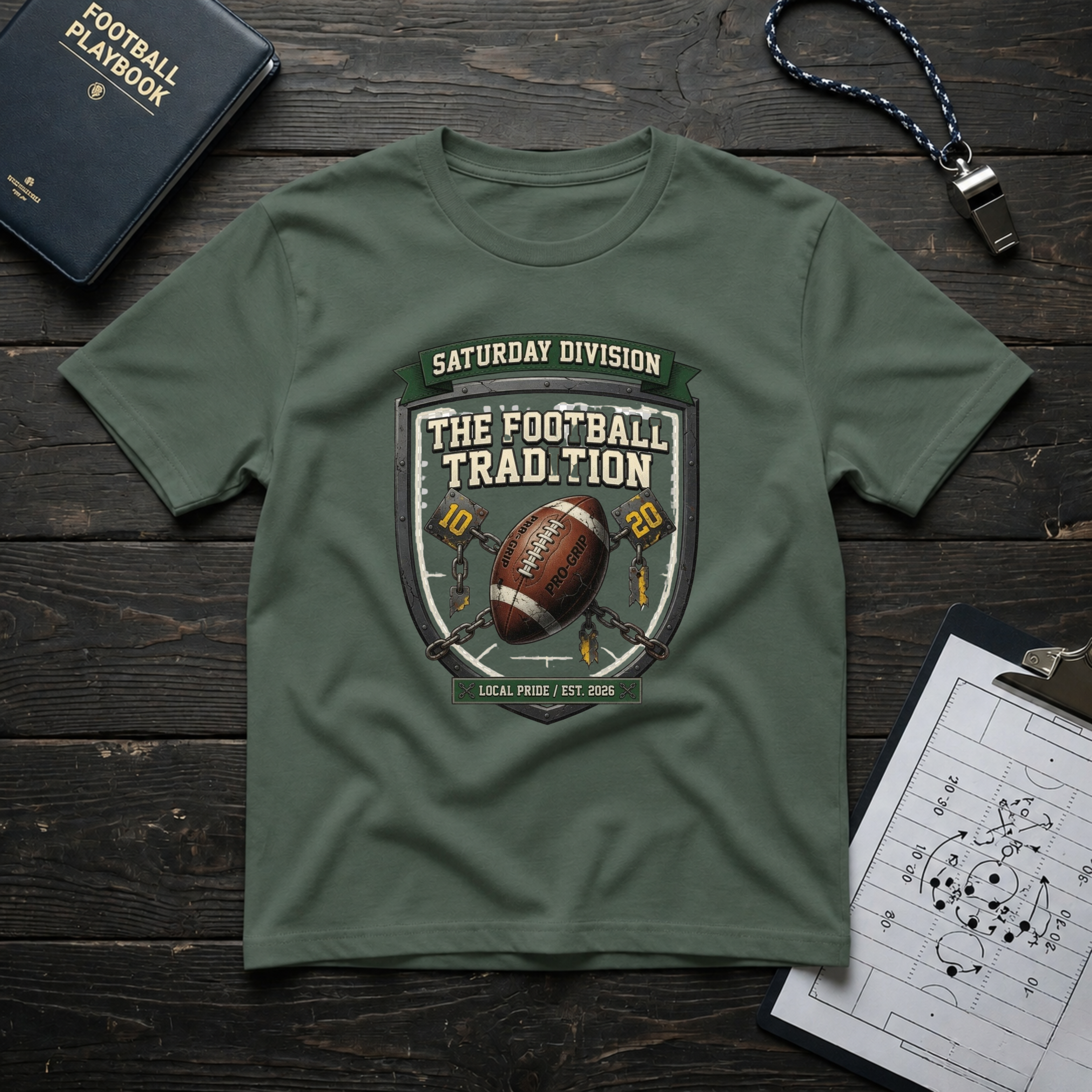Saturday Division (Football Tradition Shield) T-Shirt