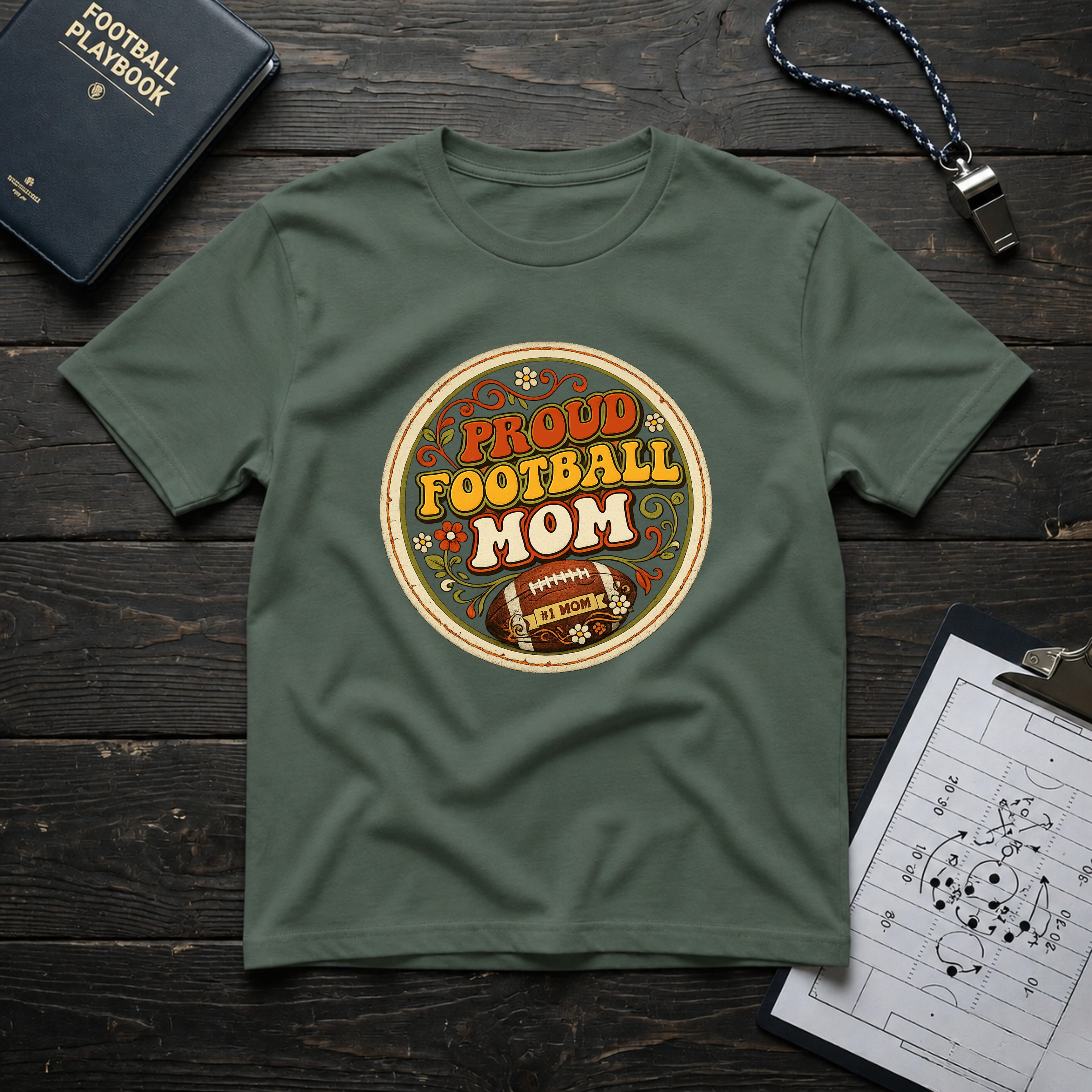 Proud Football Mom T-Shirt