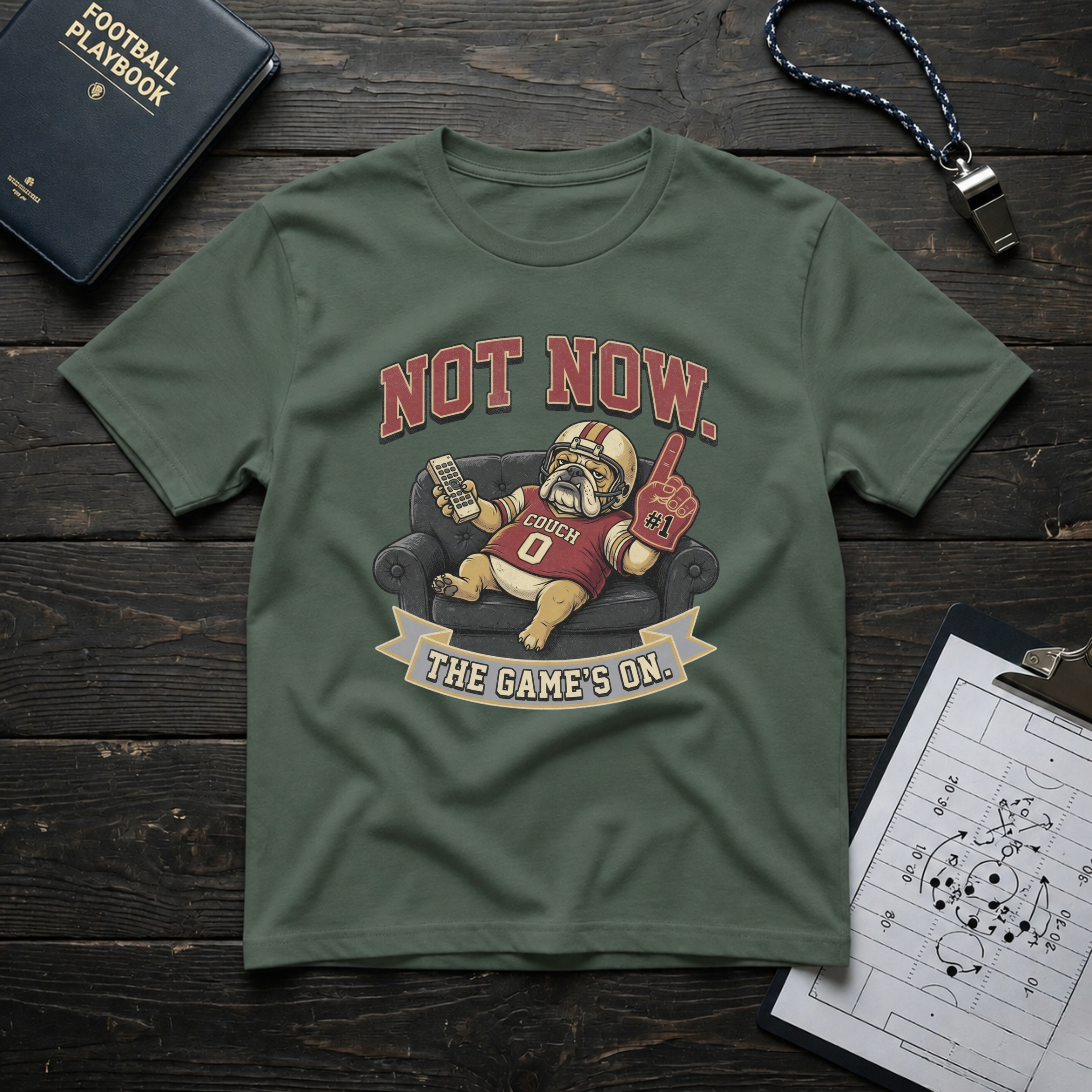 Not Now. The Game's On. T-Shirt