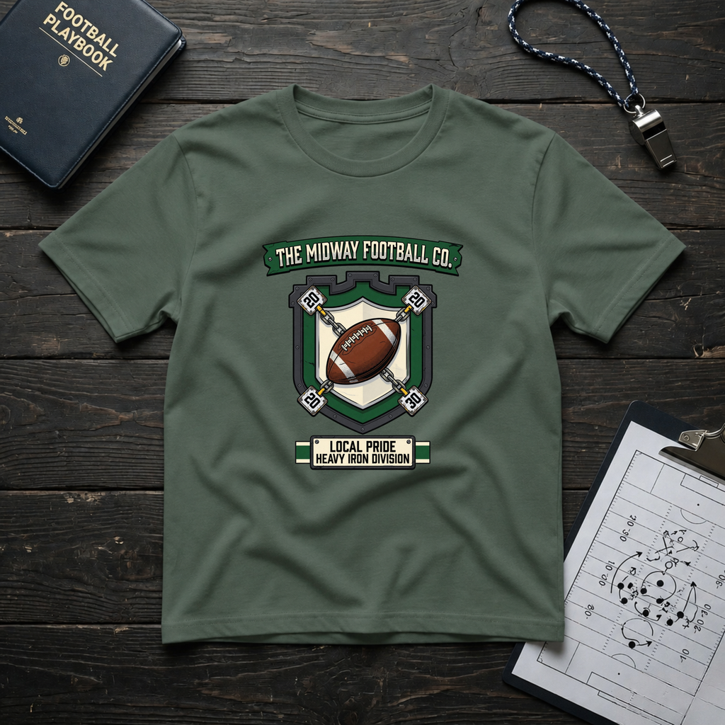 Midway Football Co (Shield) T-Shirt