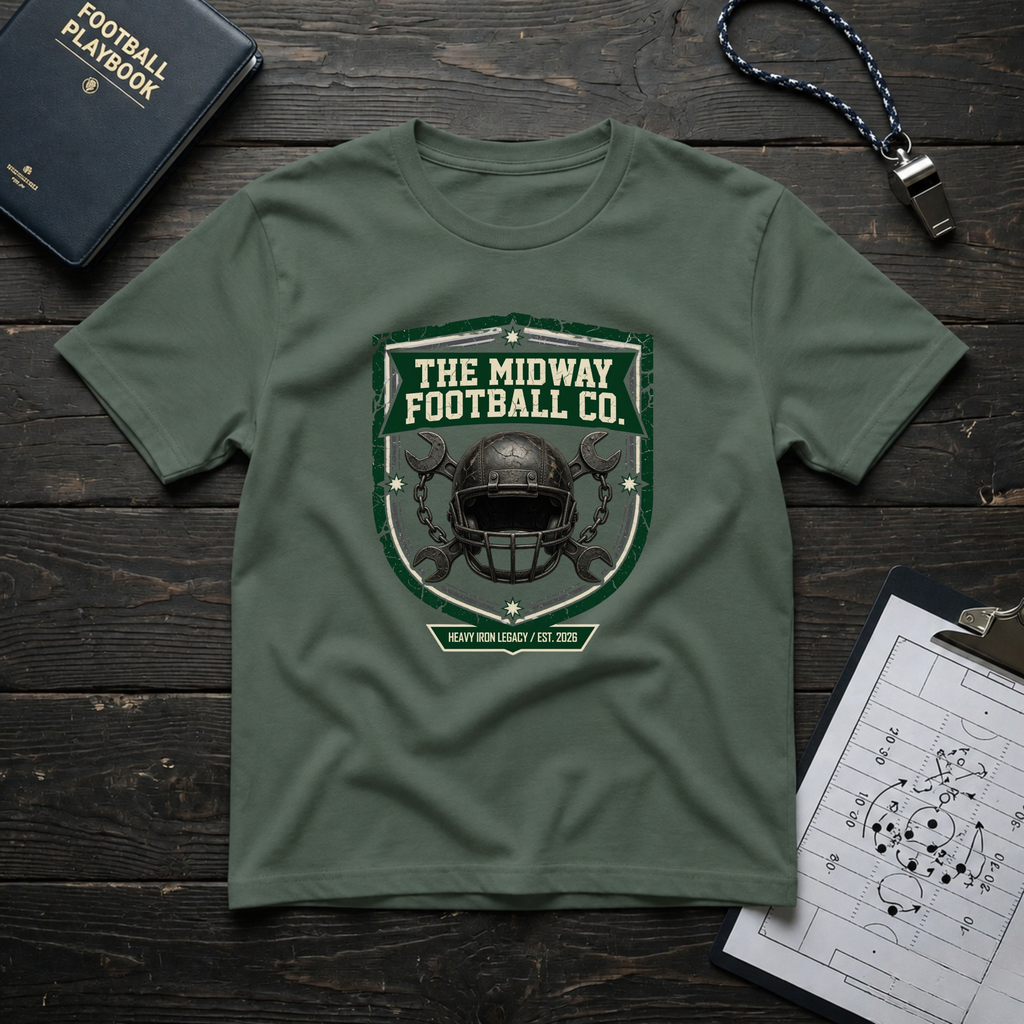 Midway Football Co (Helmet) T-Shirt