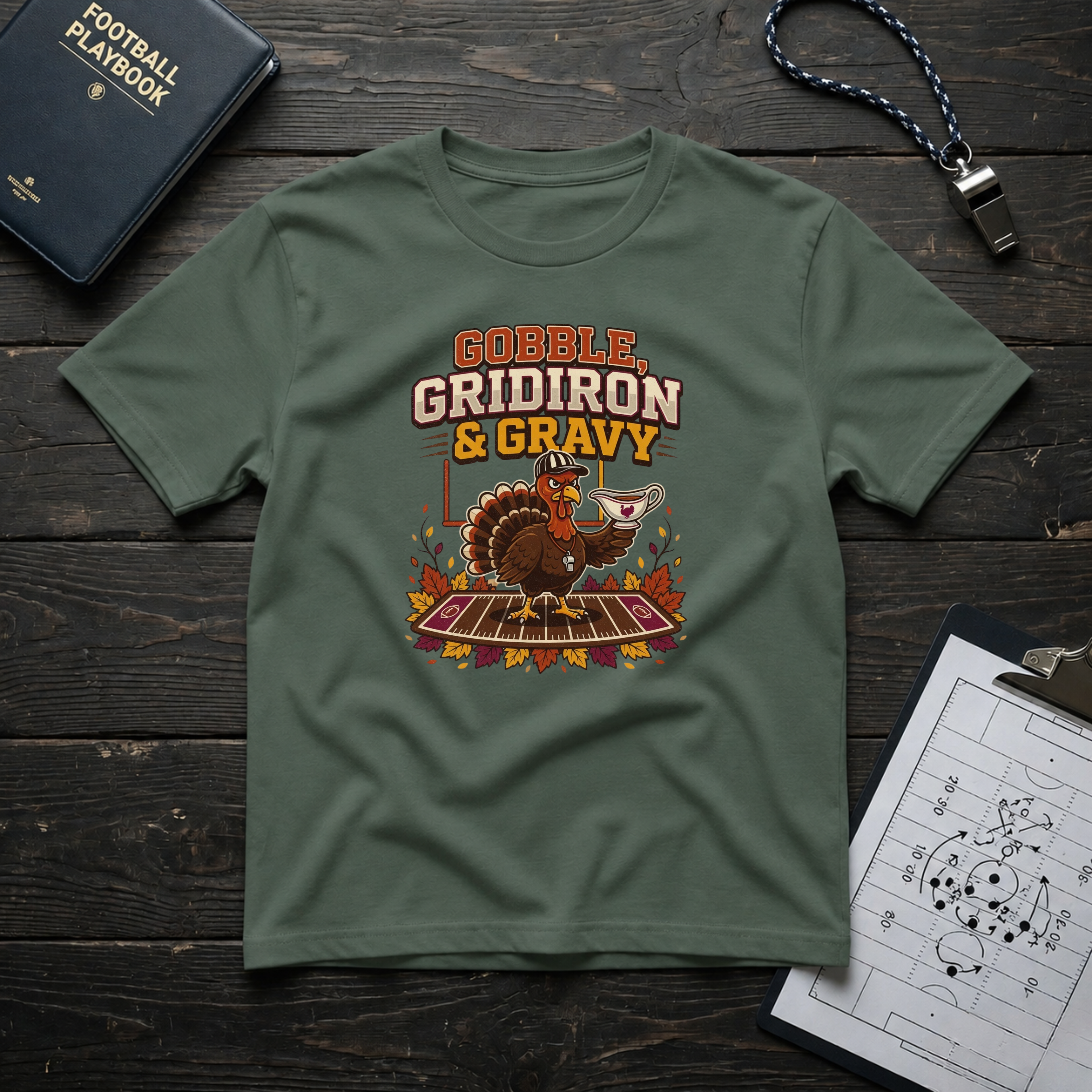 Gobble, Gridiron & Gravy T-Shirt