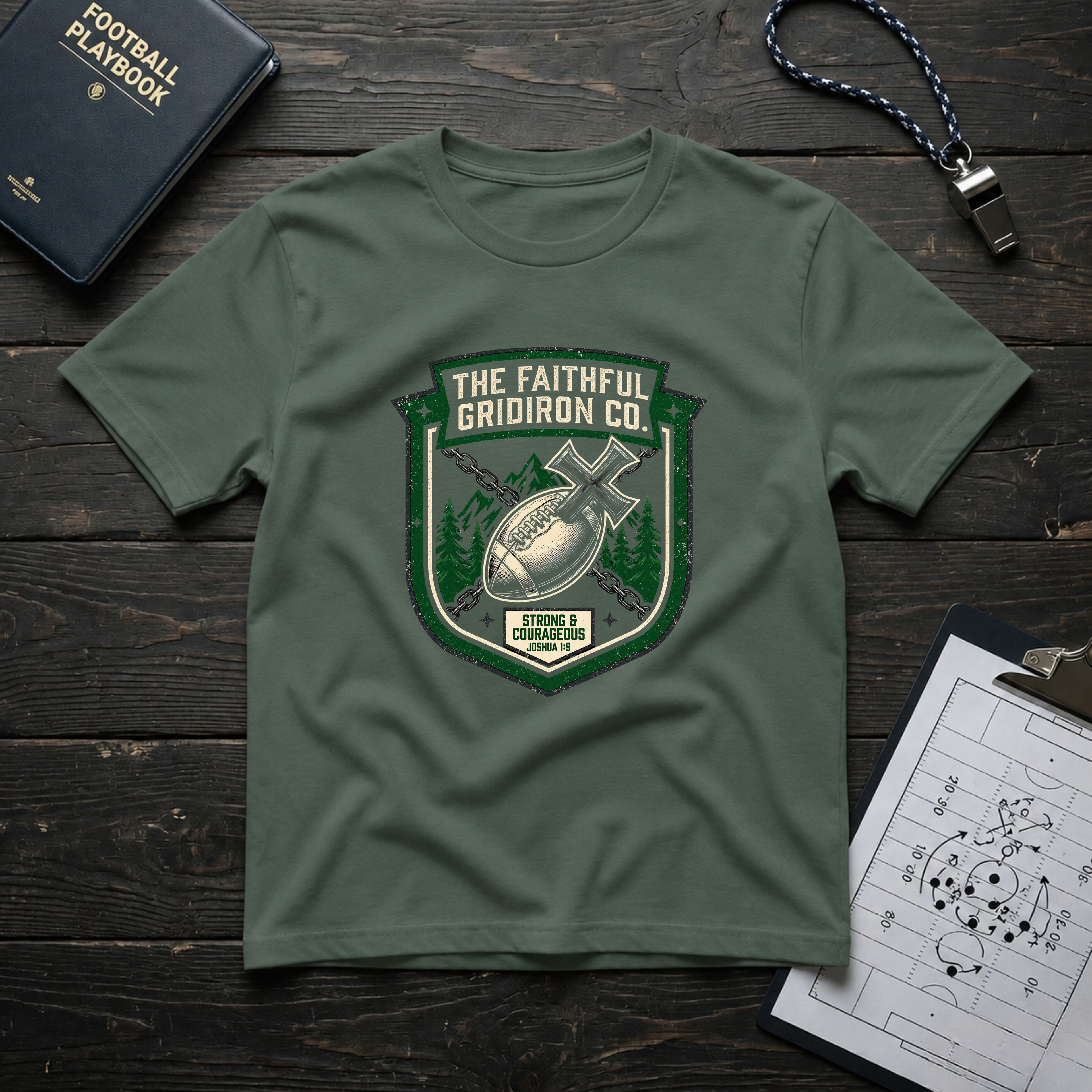 Faithfull Gridiron T-Shirt