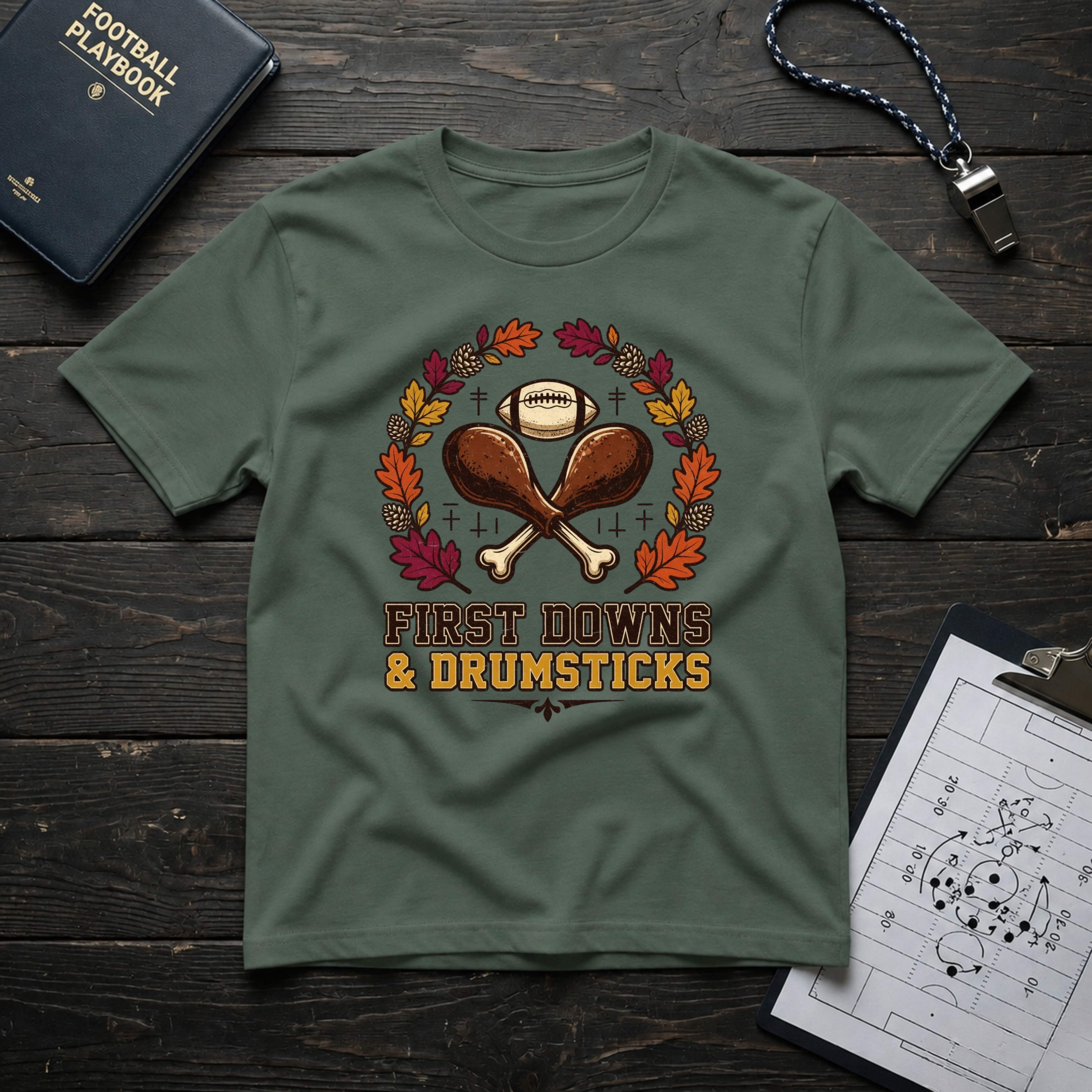 First Downs & Drumsticks T-Shirt