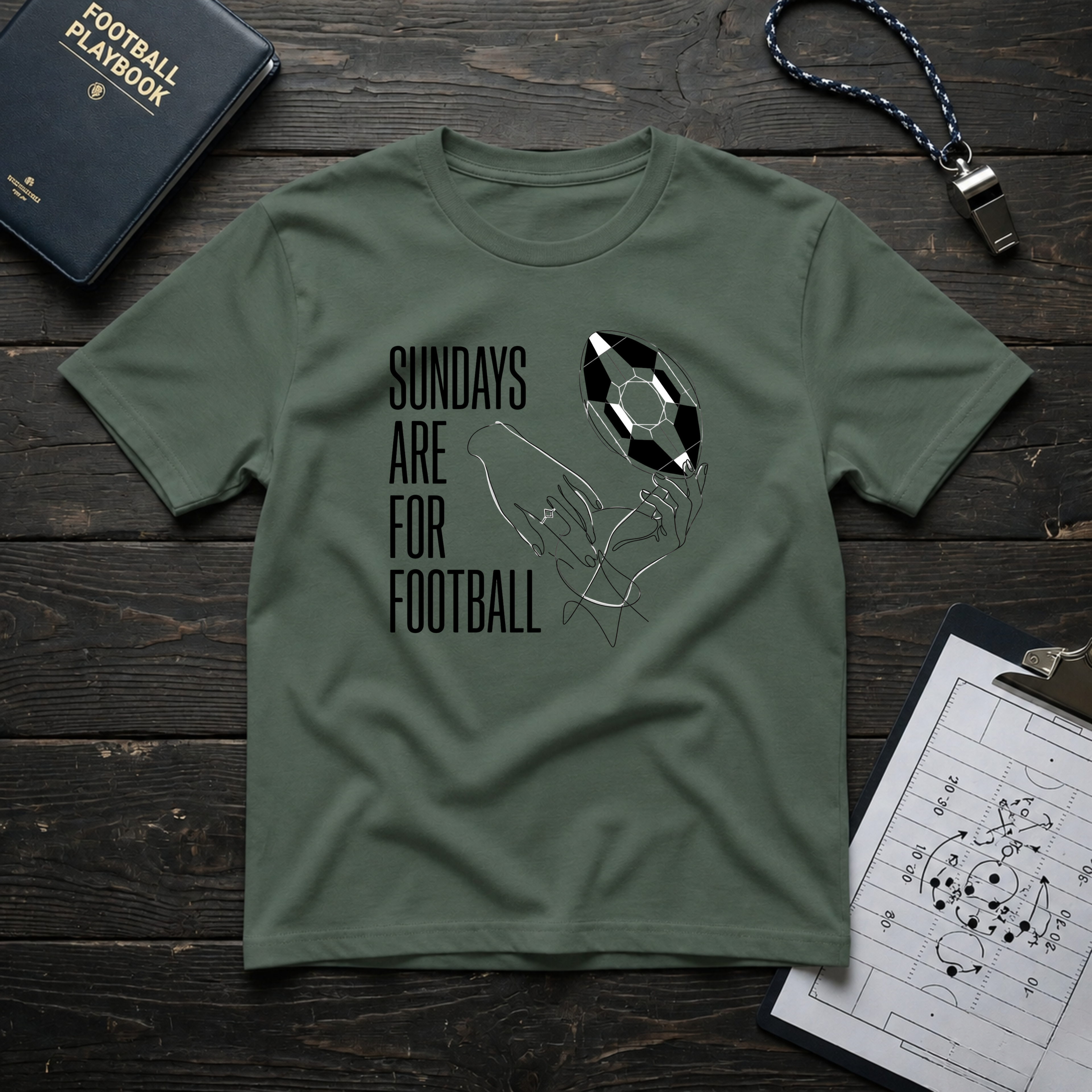 Sundays Are For Football (Soccer) T-Shirt