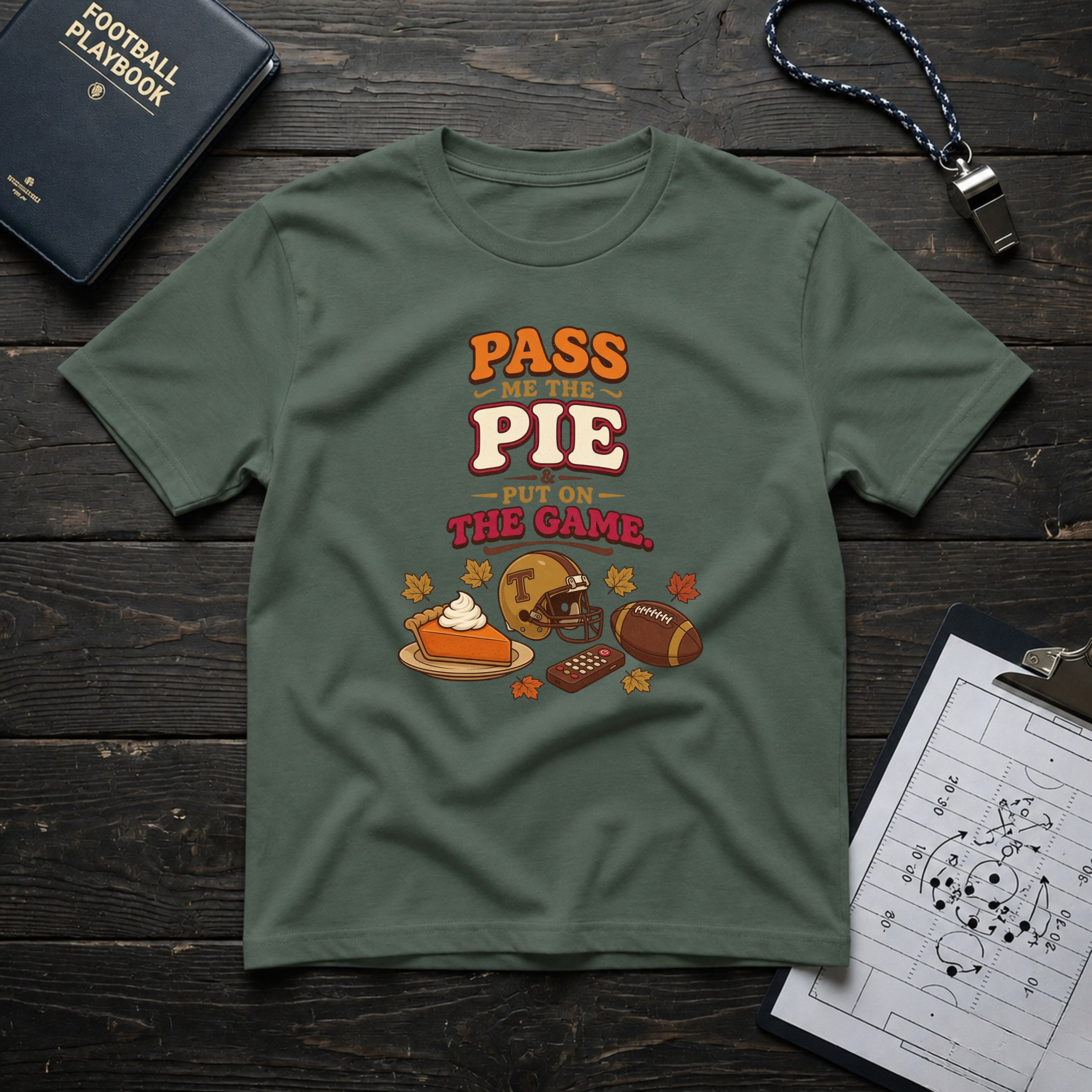 Pass Me the Pie & Put on the Game T-Shirt