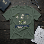 Running Late, Watching Football T-Shirt