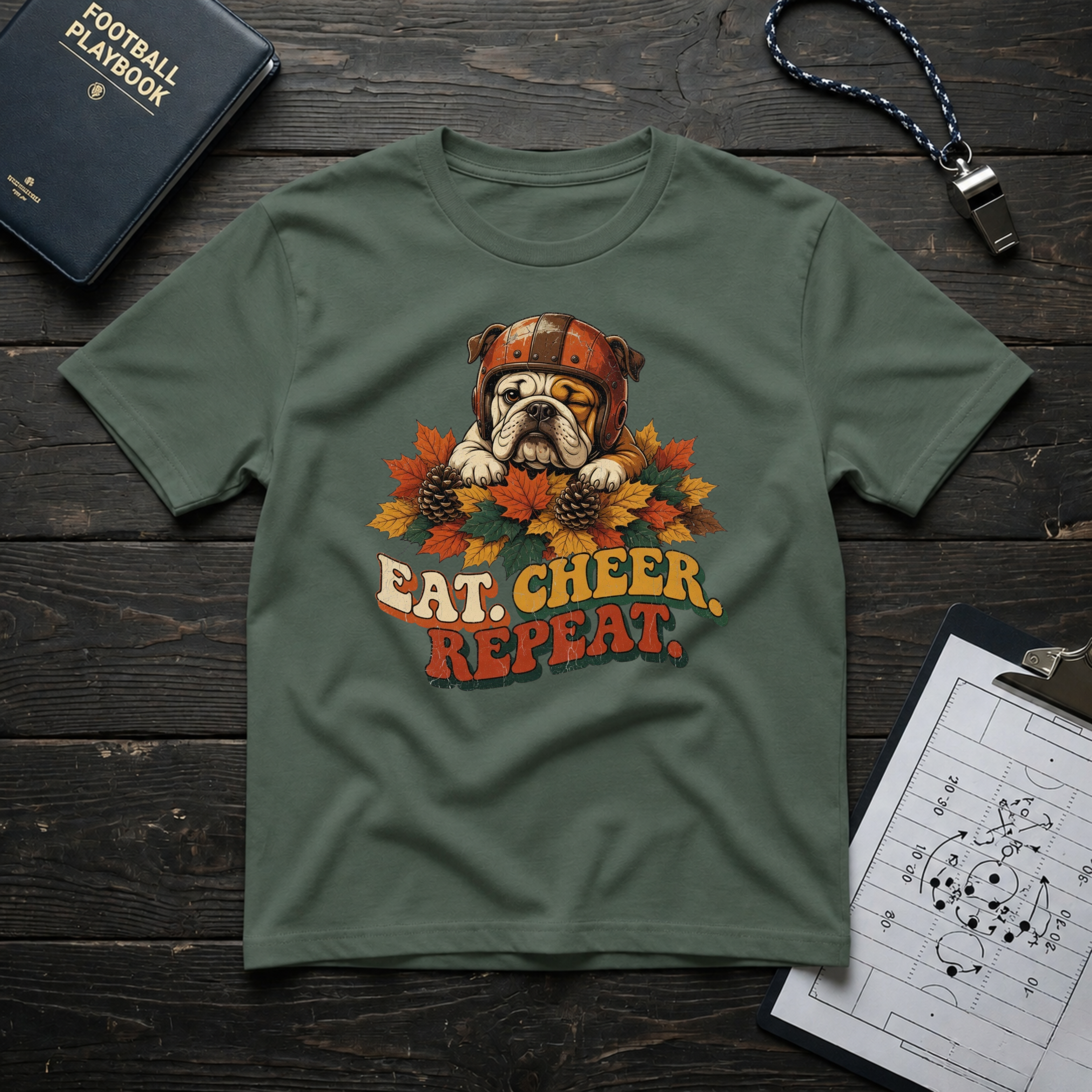 Eat. Cheer. Repeat. T-Shirt
