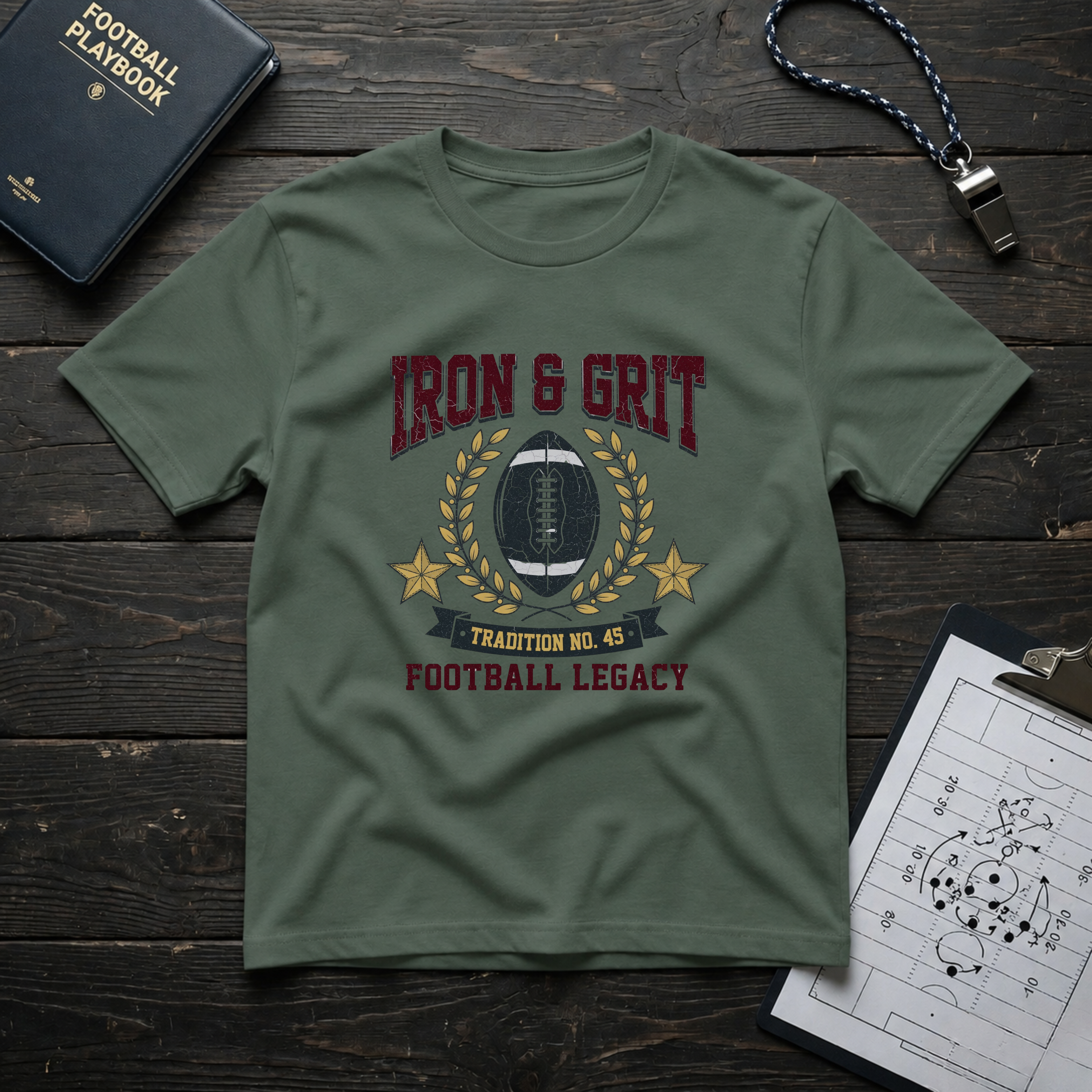 Iron & Grit Football Legacy T-Shirt