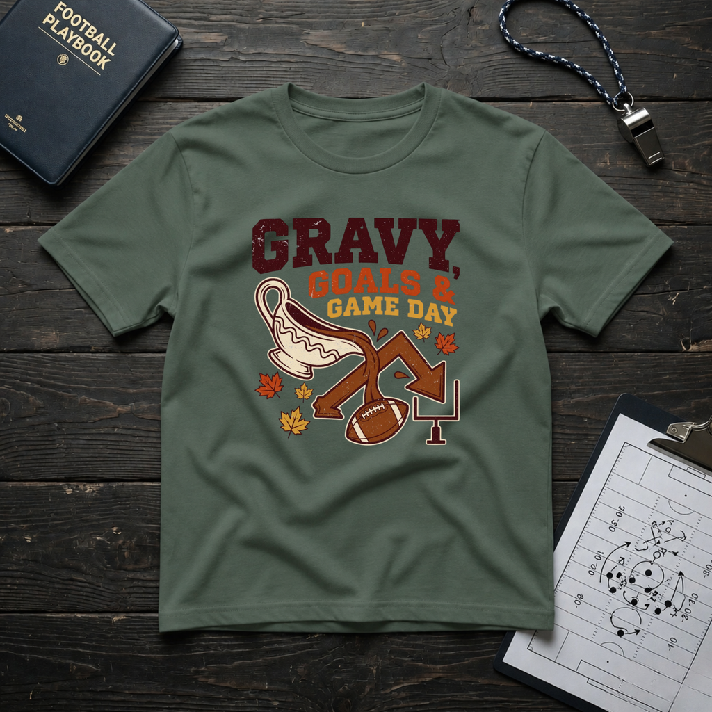Gravy, Goals & Game Day T-Shirt