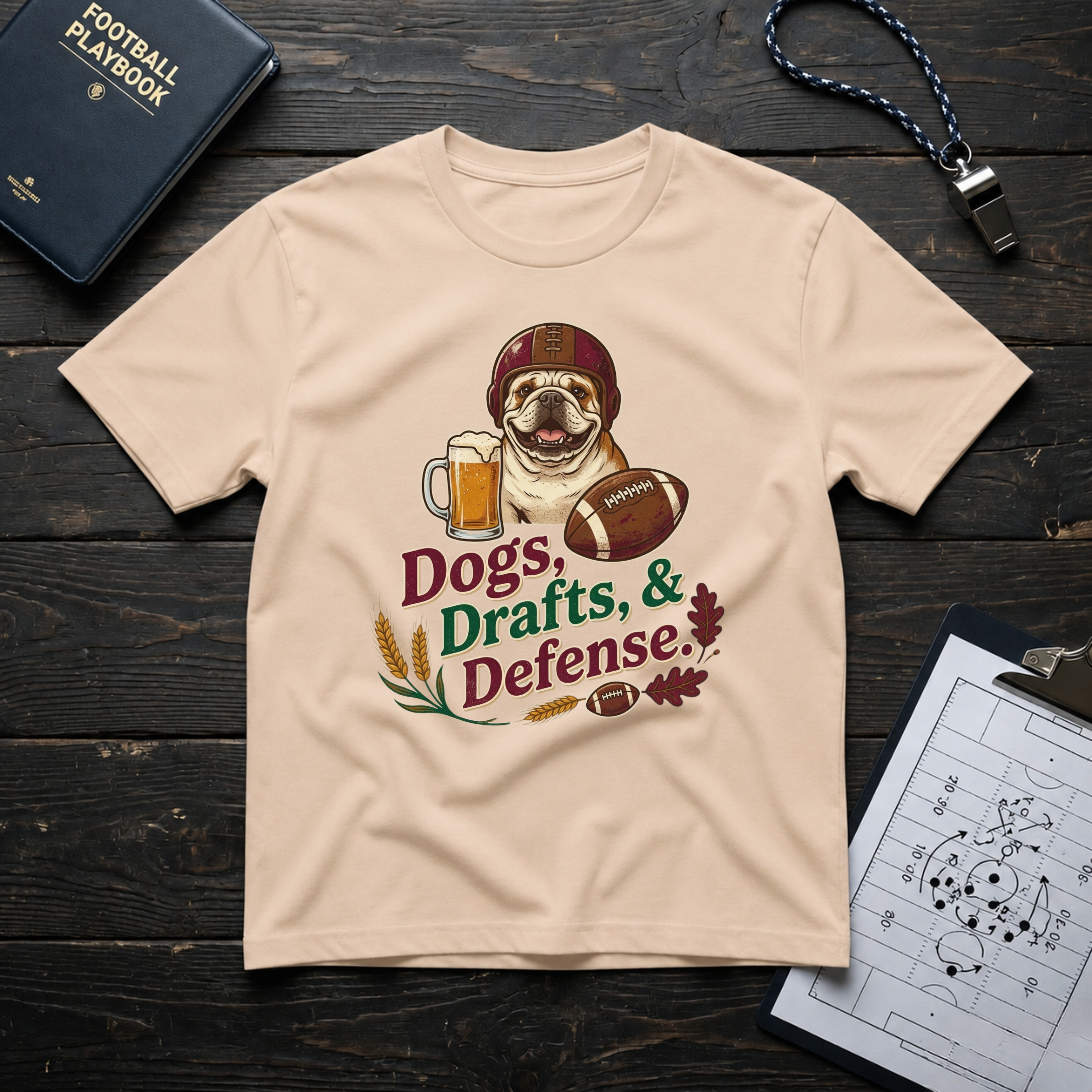 Dogs, Drafts & Defense T-Shirt