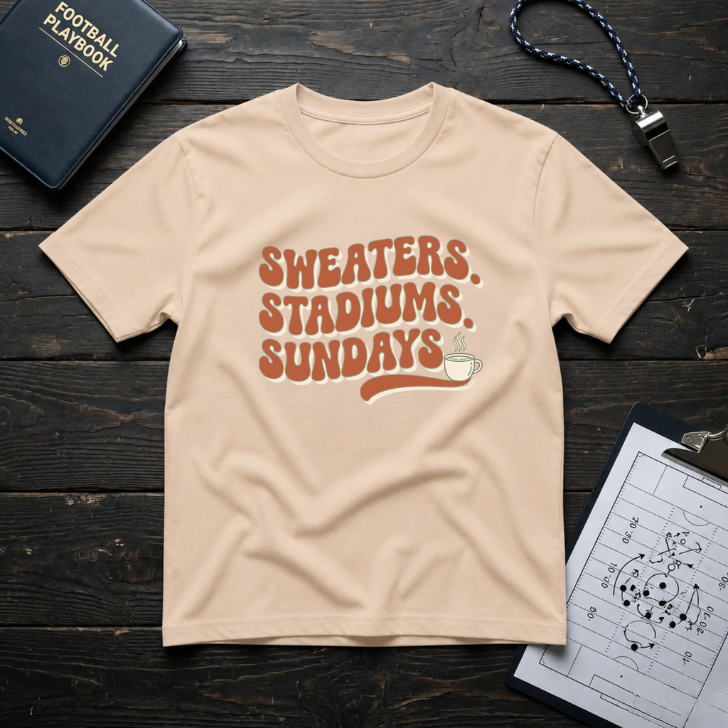 Sweaters, Stadiums, Sundays T-Shirt