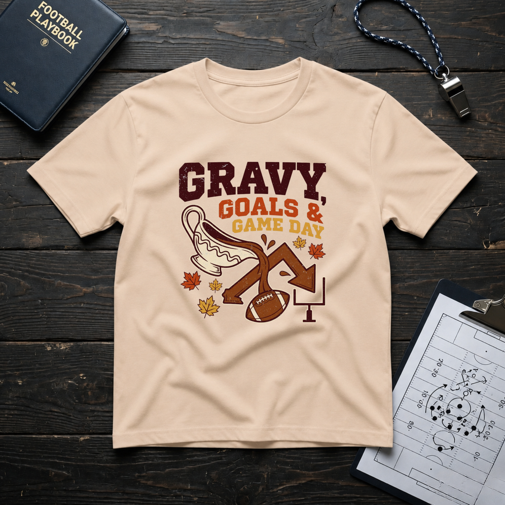 Gravy, Goals & Game Day T-Shirt