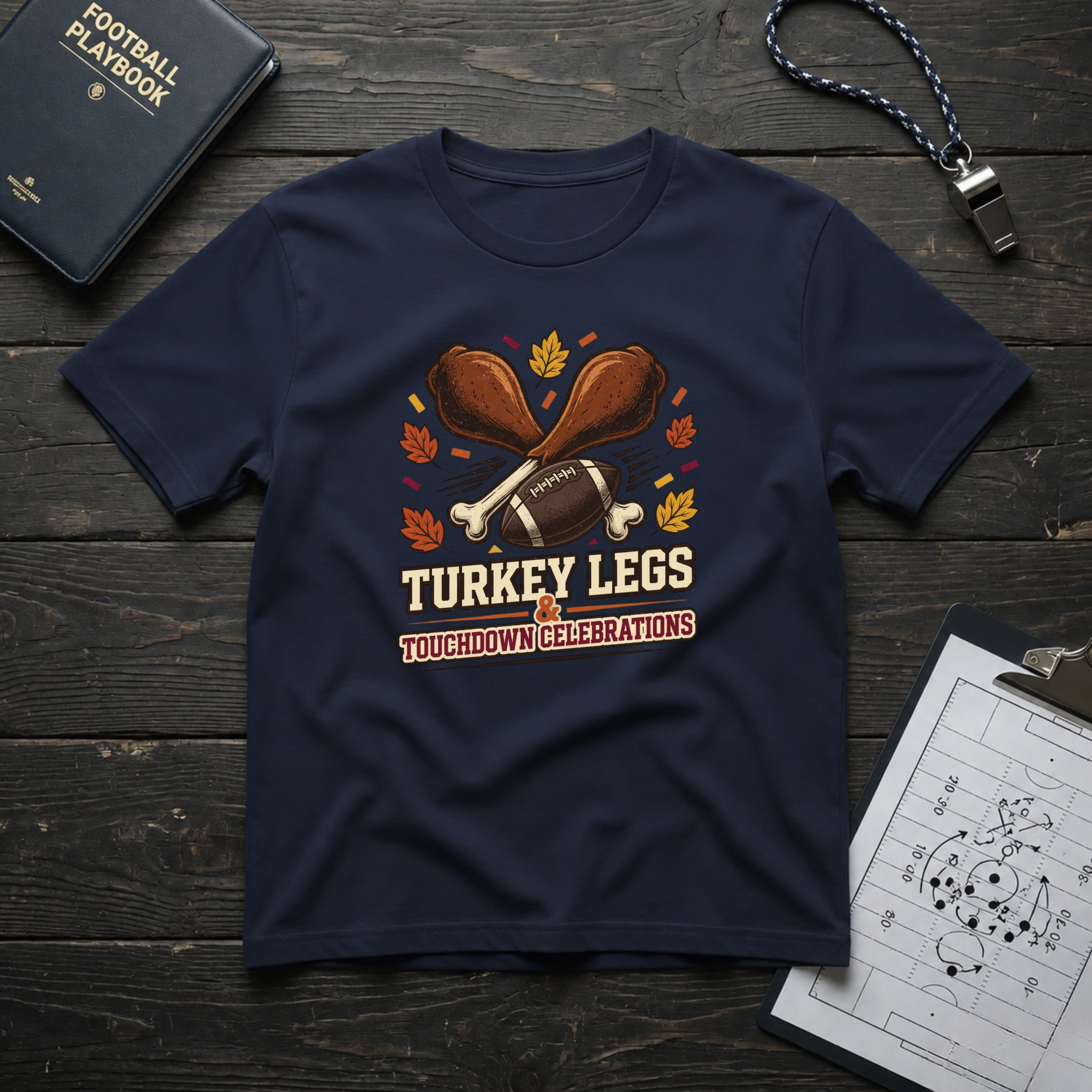 Turkey Legs & Touchdown Celebrations T-Shirt
