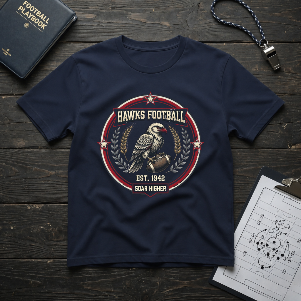 Hawks Football T-Shirt