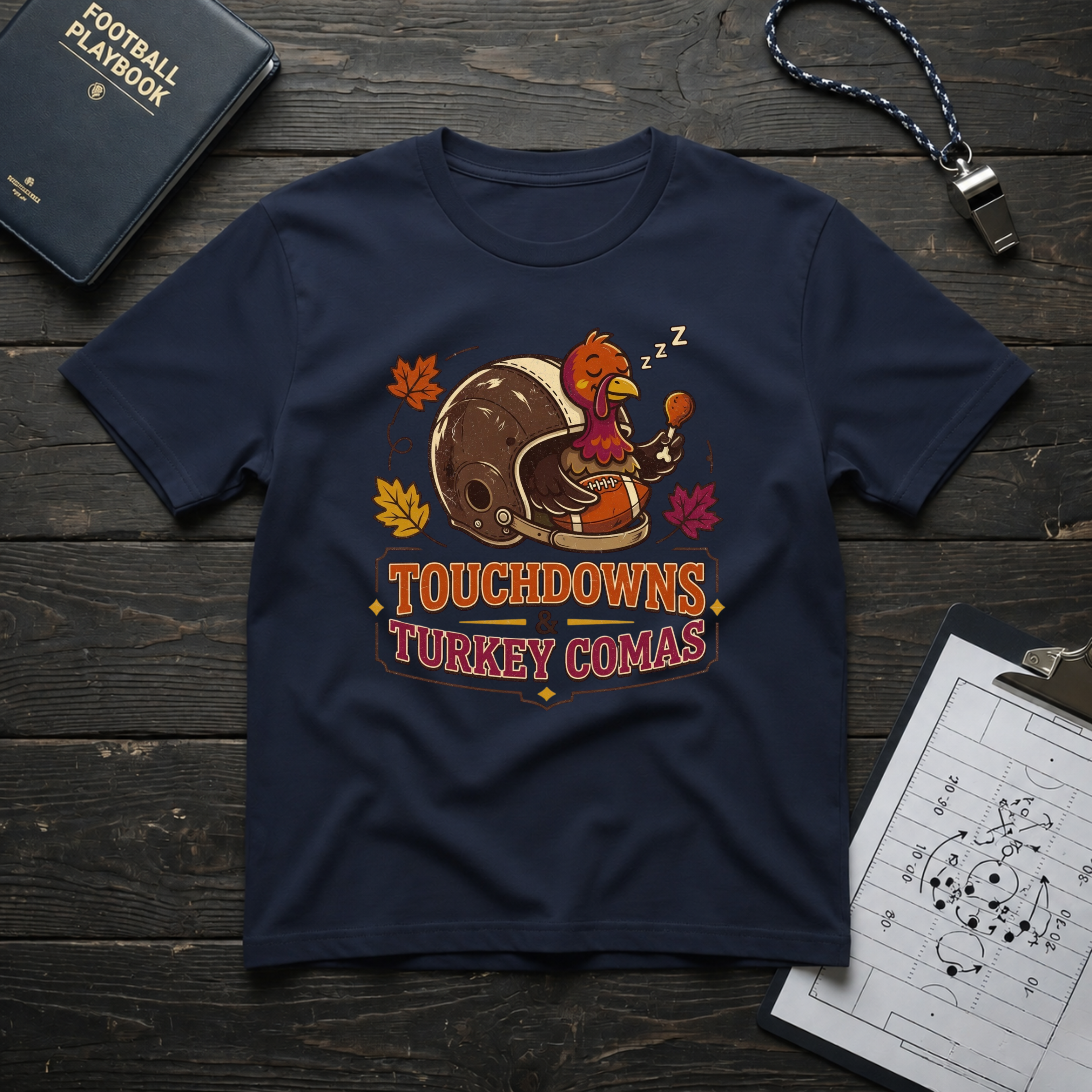 Touchdowns & Turkey Comas T-Shirt