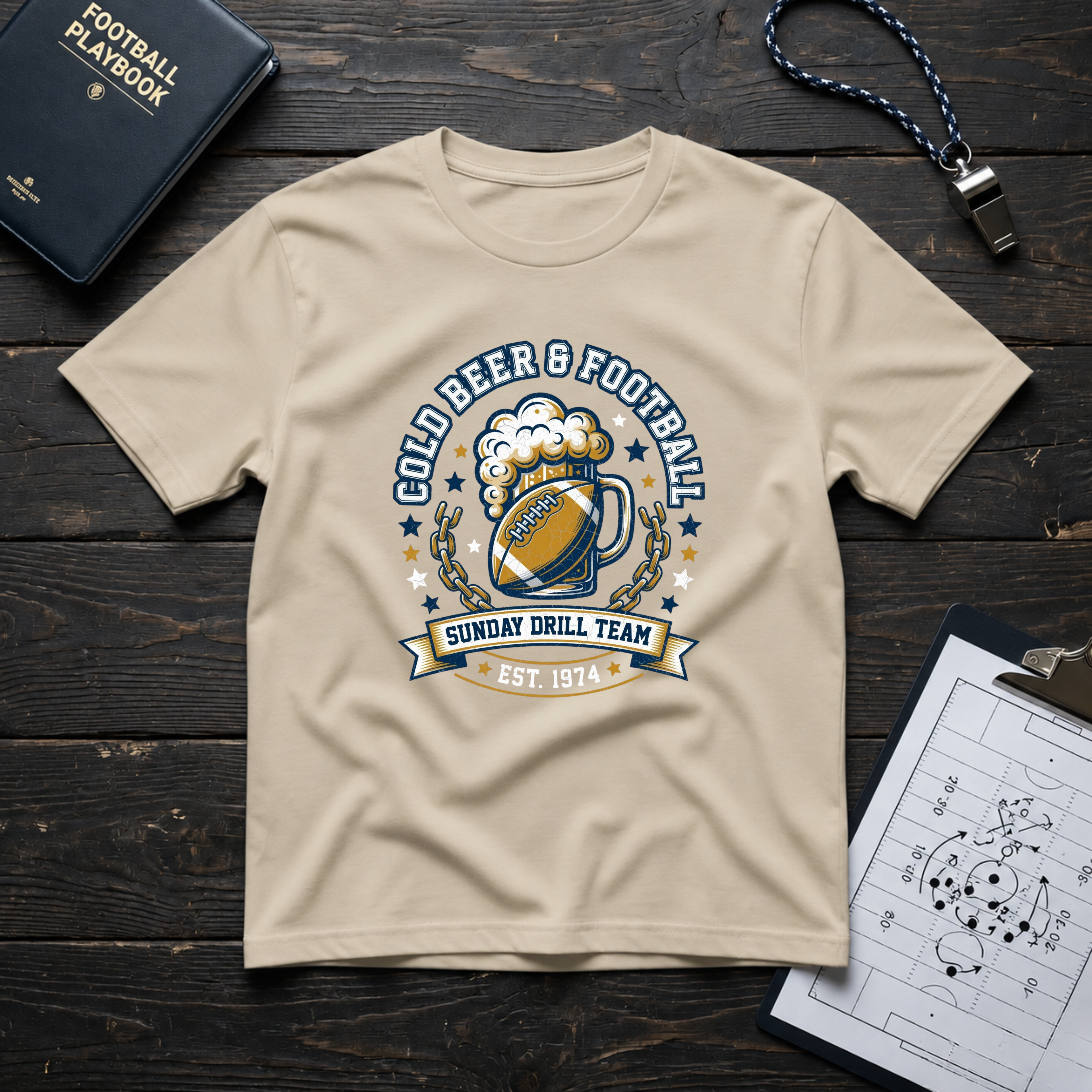 Cold Beer and Football T-Shirt