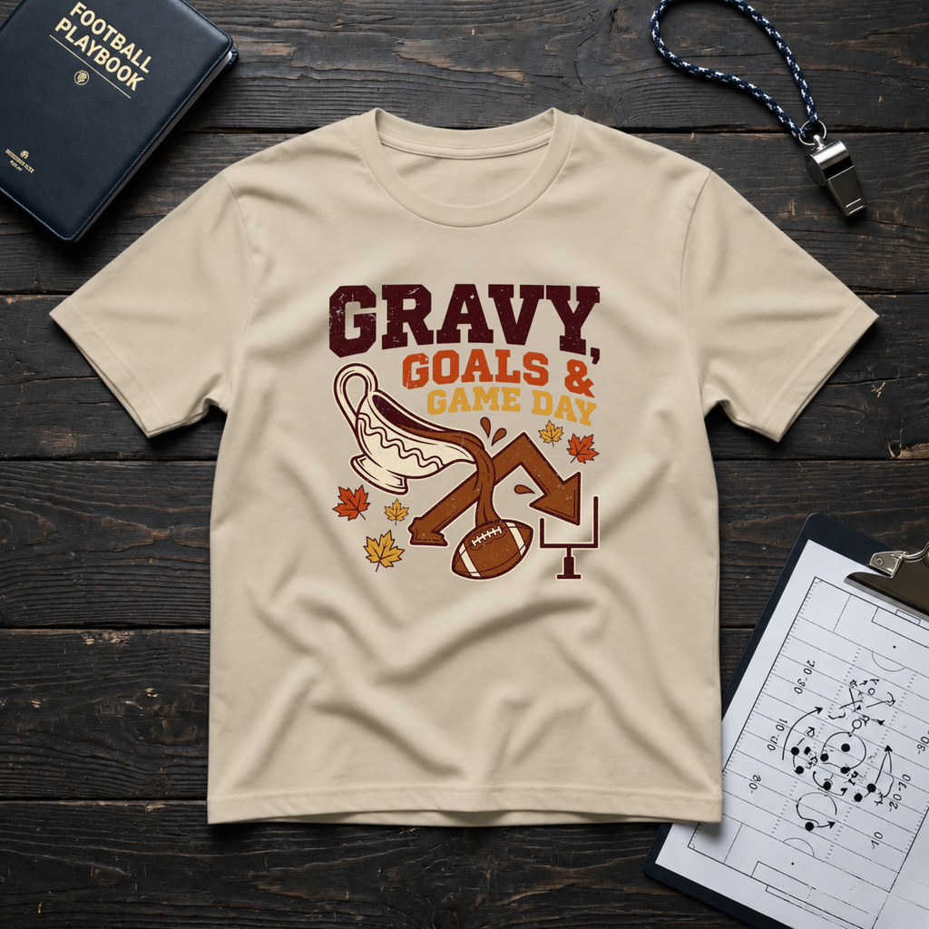 Gravy, Goals & Game Day T-Shirt