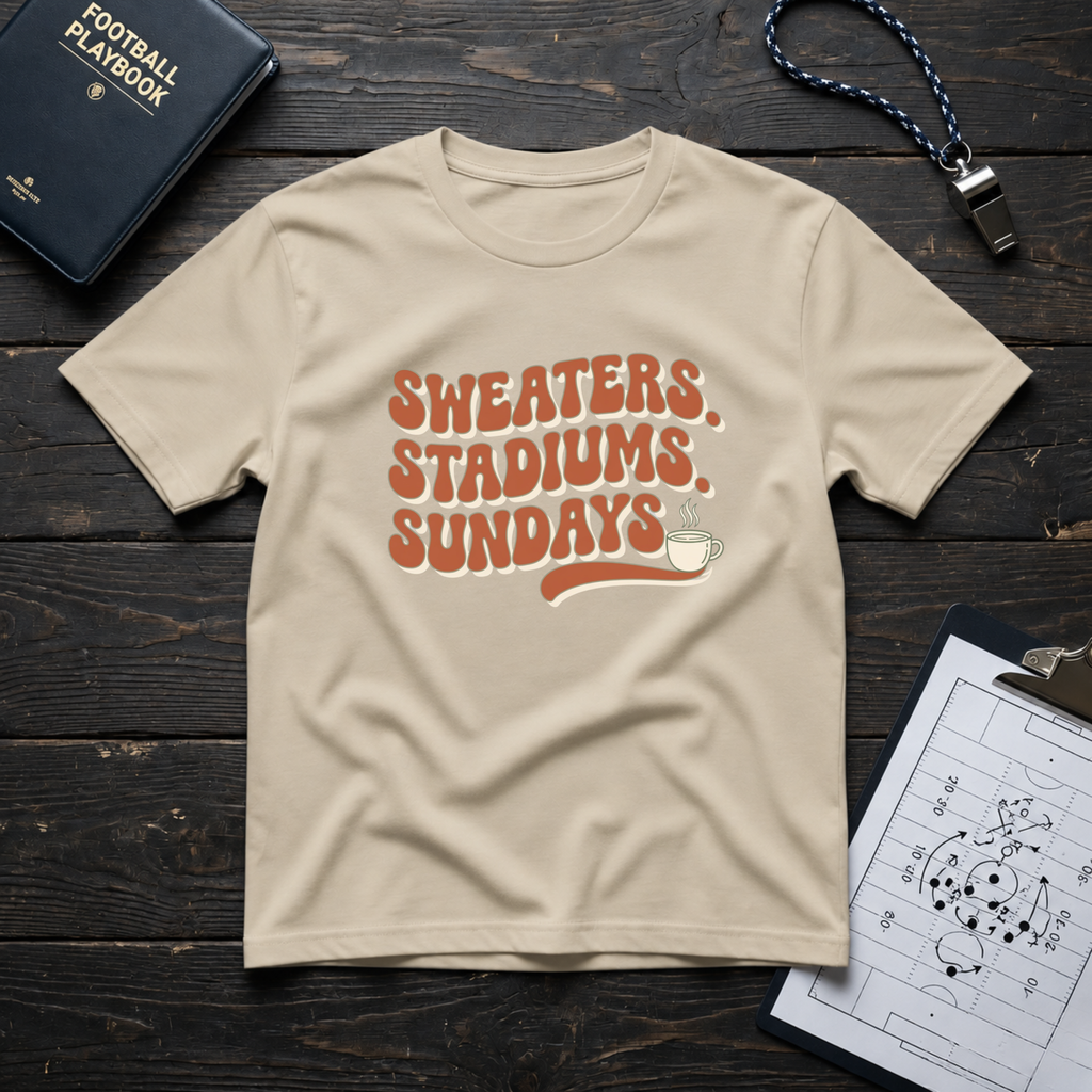 Sweaters, Stadiums, Sundays T-Shirt