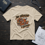 My Weekend Is Booked (Couch Football) T-Shirt