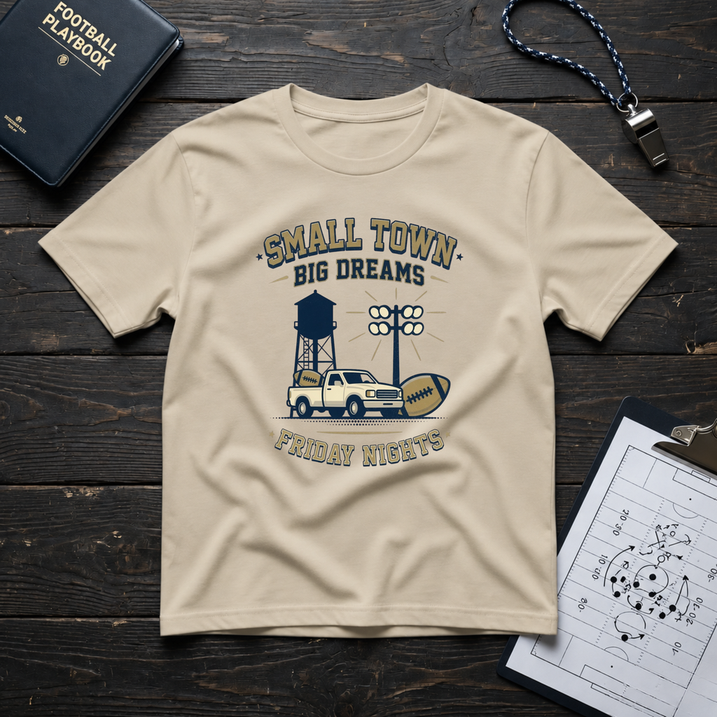 Small Town Big Dreams Friday Nights T-Shirt