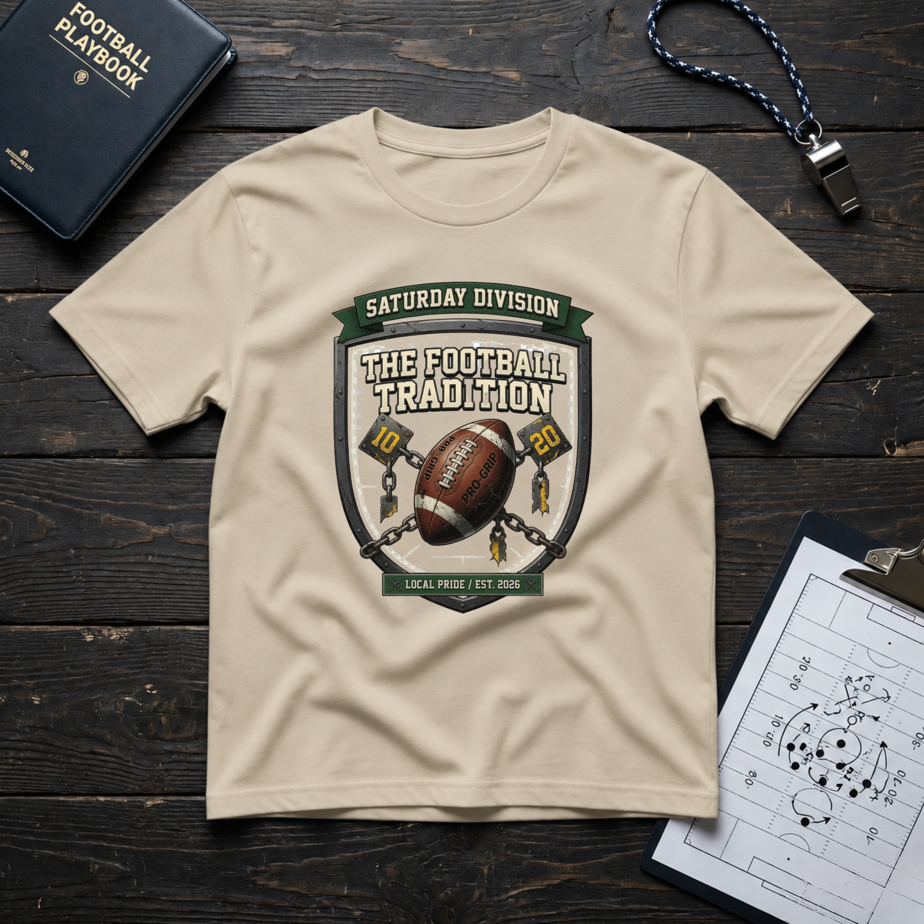 Saturday Division (Football Tradition Shield) T-Shirt