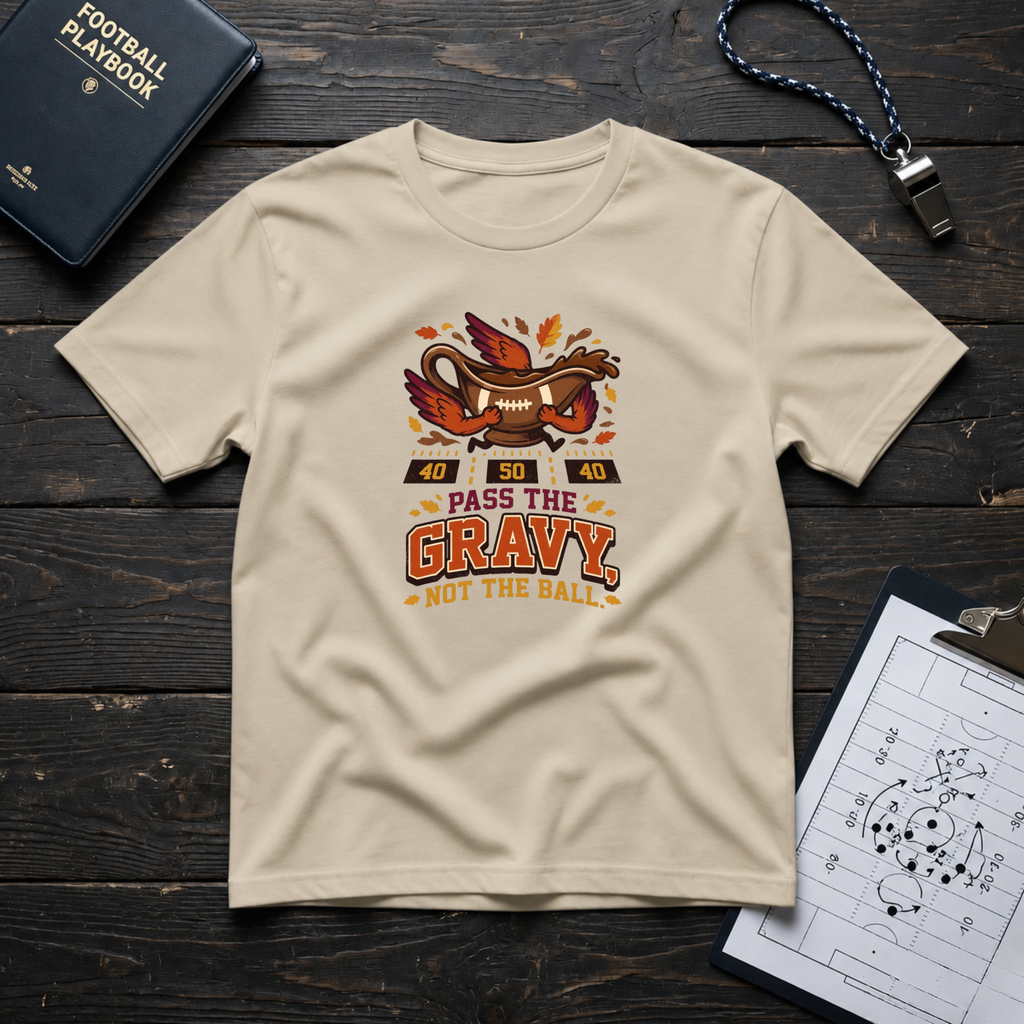 Pass the Gravy, Not the Ball T-Shirt