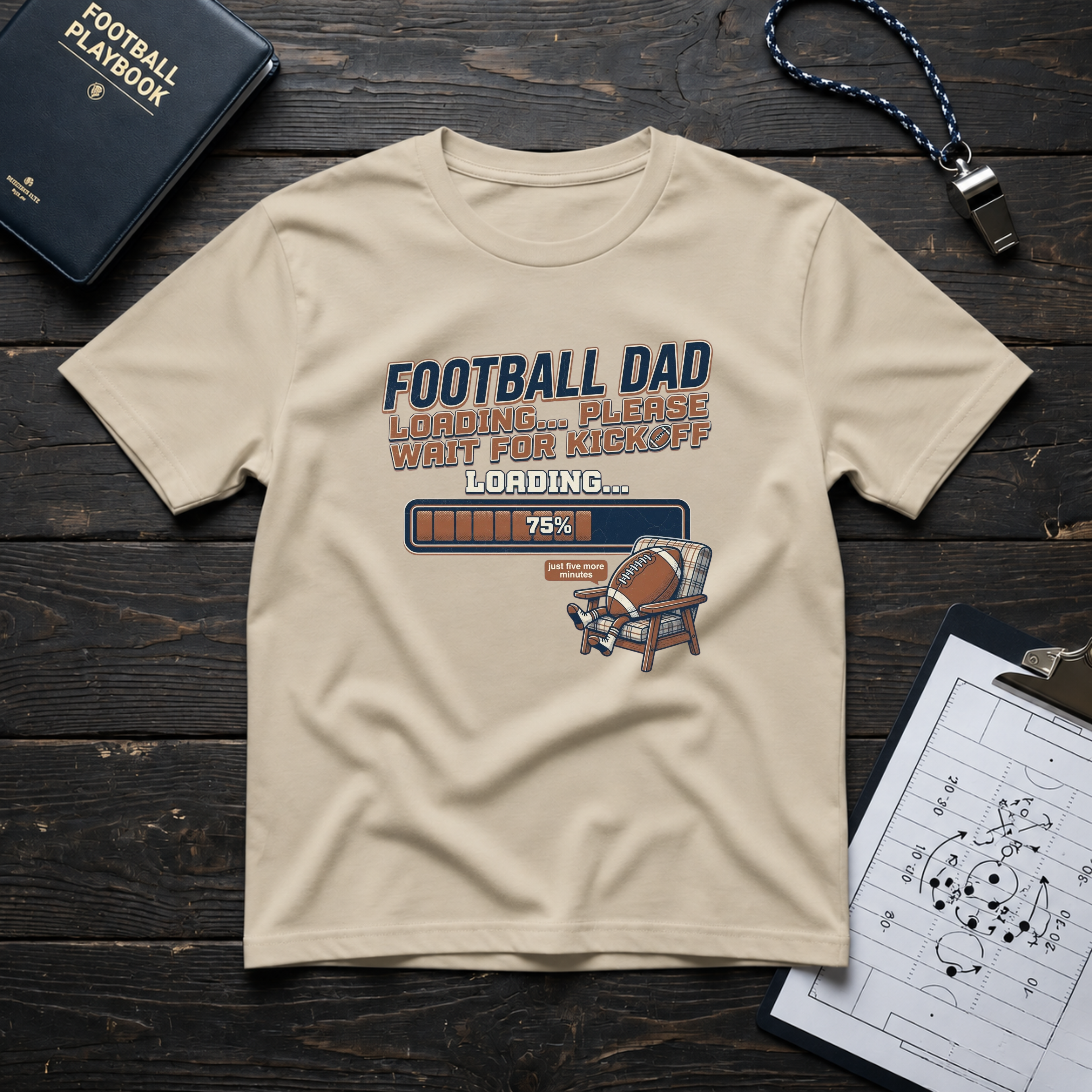Football Dad Loading T-Shirt