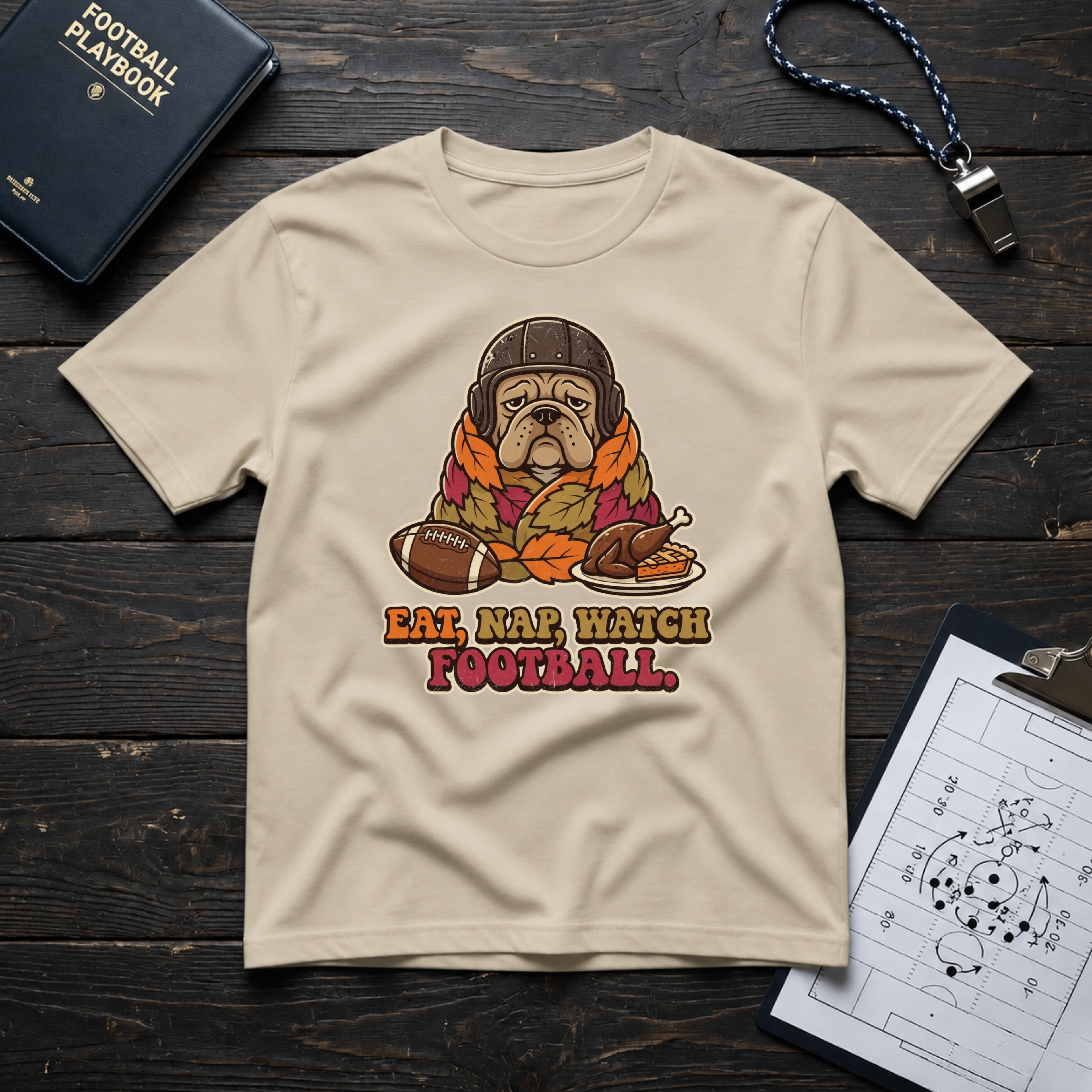 Eat, Nap, Watch Football T-Shirt
