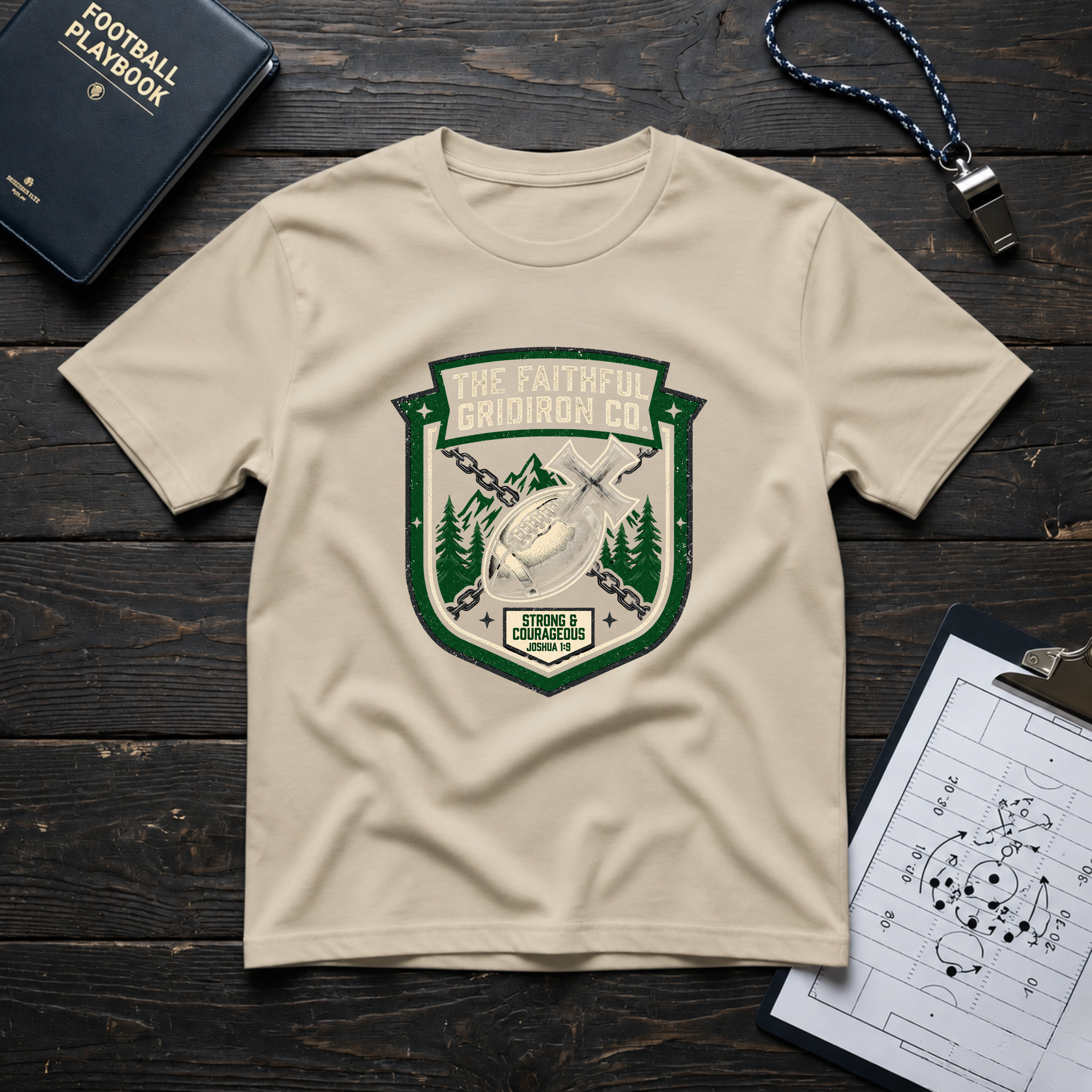 Faithfull Gridiron T-Shirt