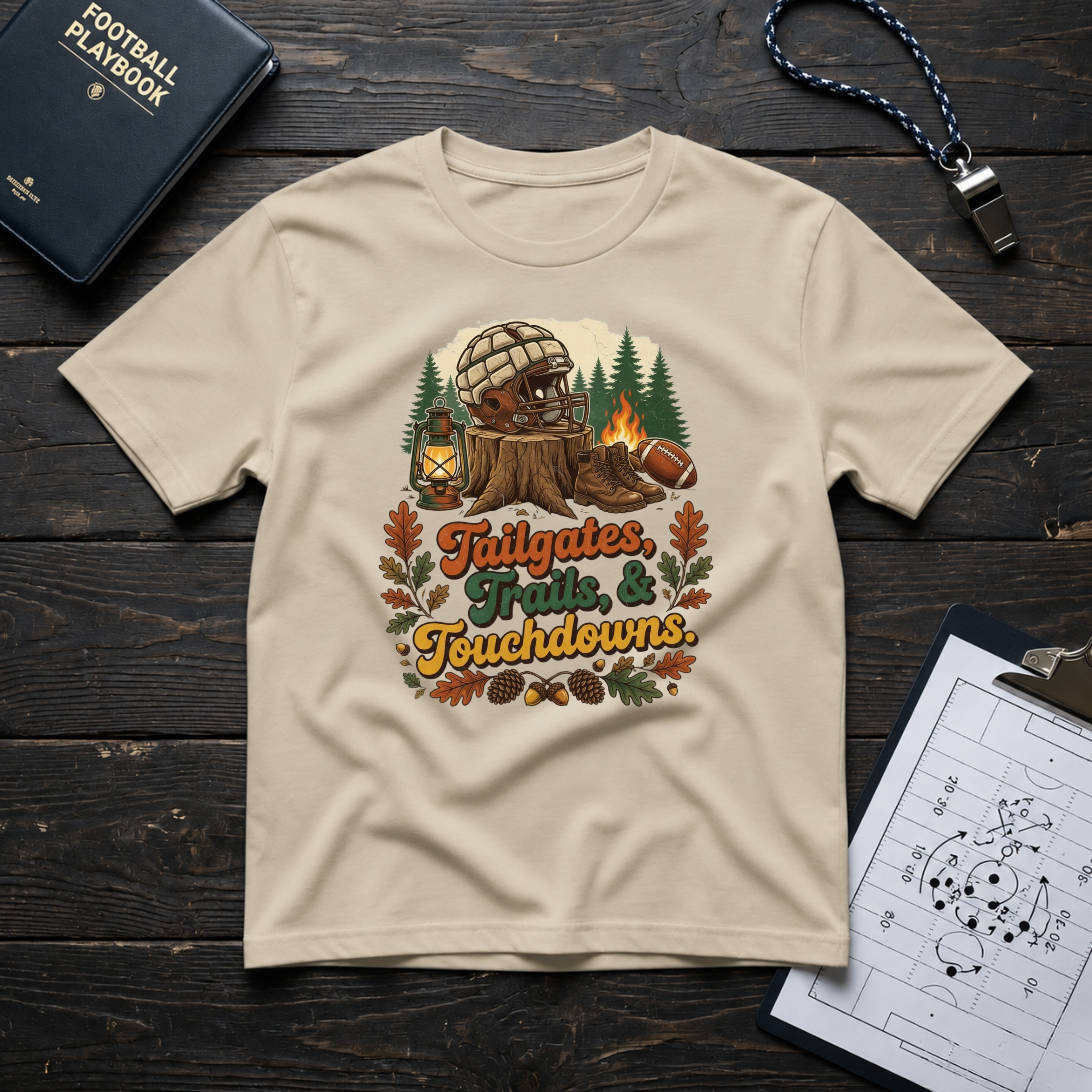 Tailgates, Trails & Touchdowns T-Shirt