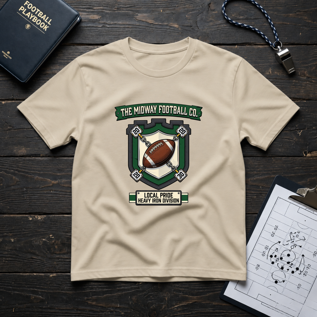 Midway Football Co (Shield) T-Shirt