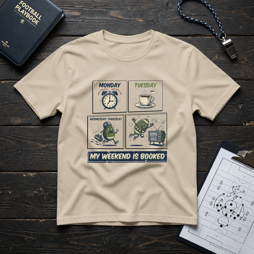 My Weekend Is Booked (Comic) T-Shirt