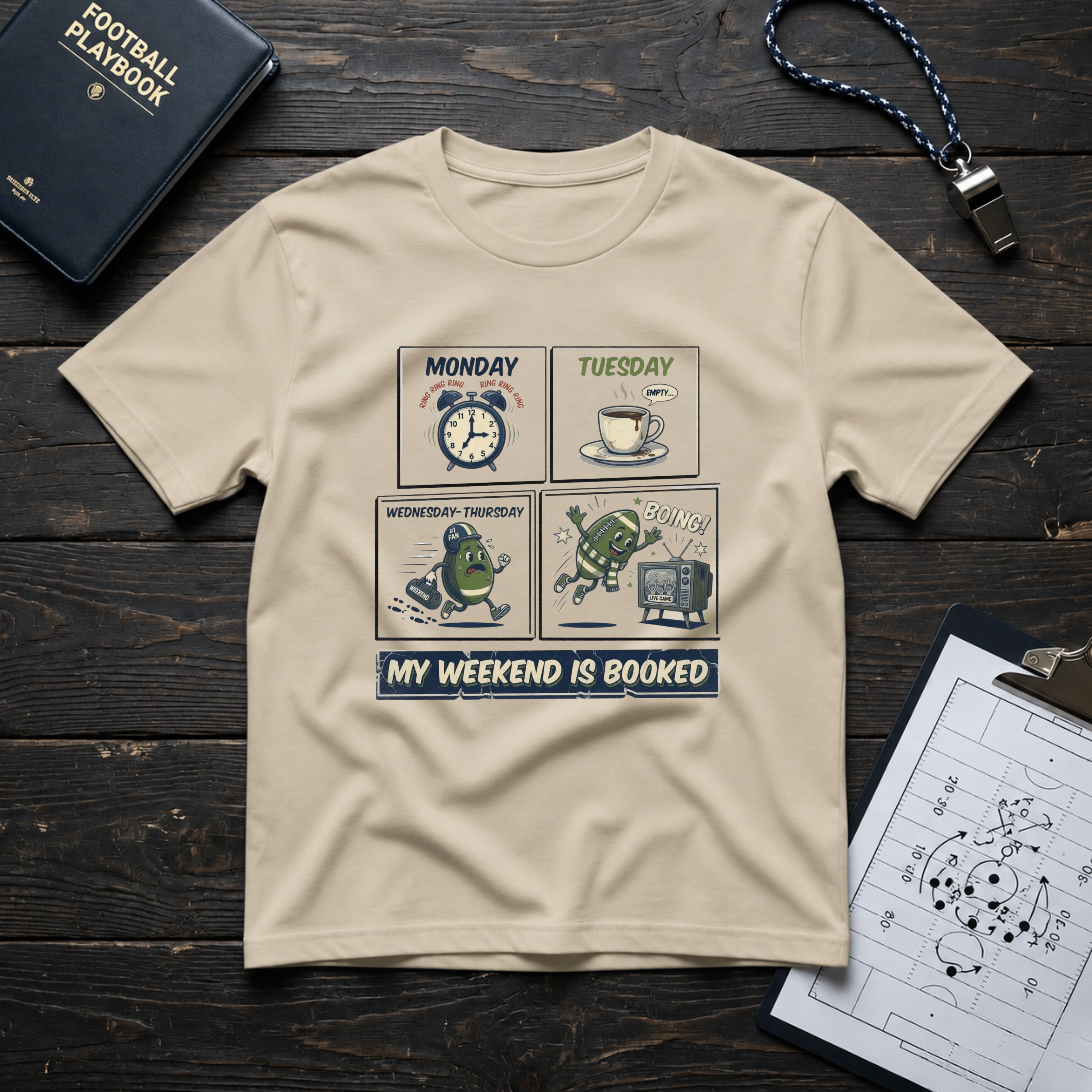 My Weekend Is Booked (Comic) T-Shirt