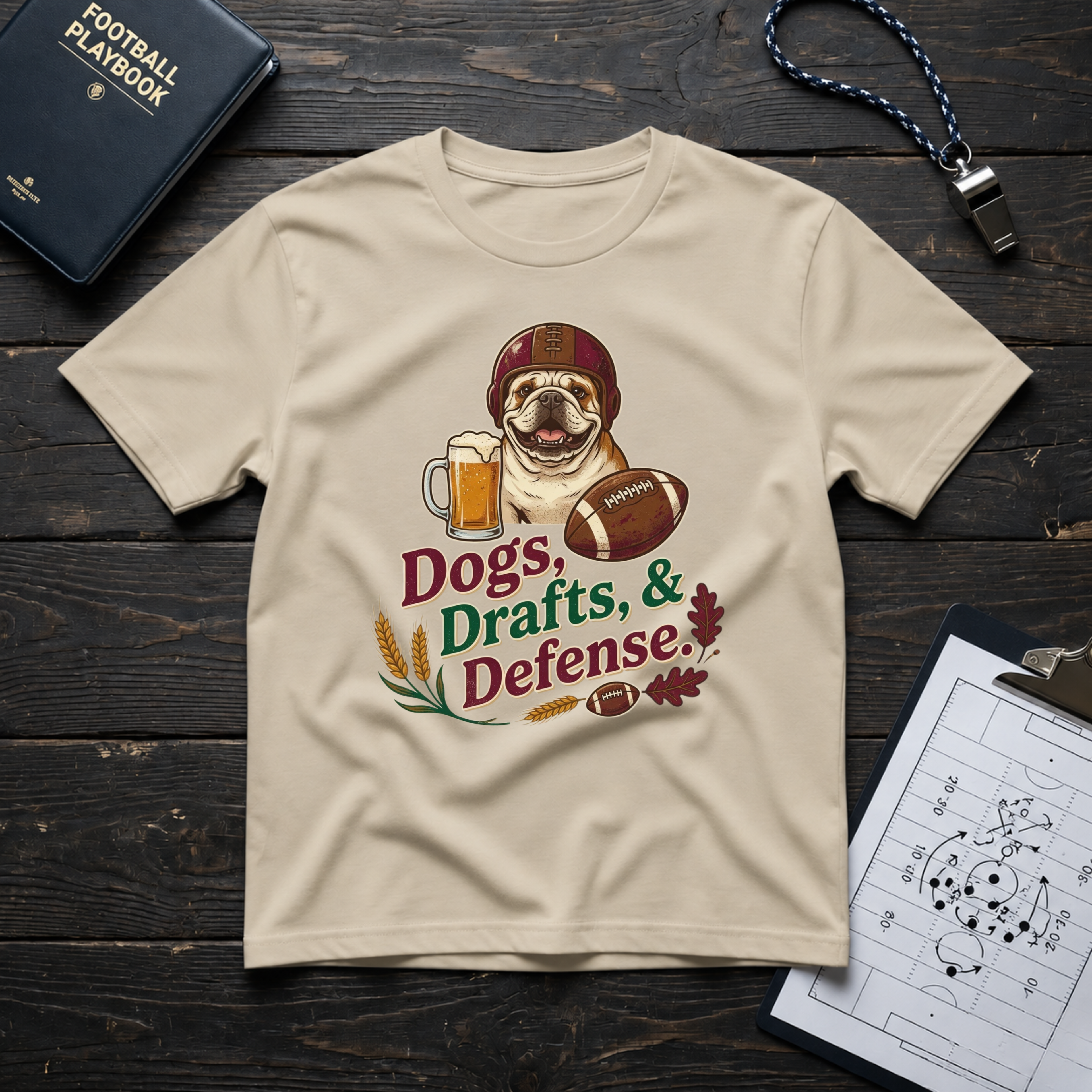 Dogs, Drafts & Defense T-Shirt