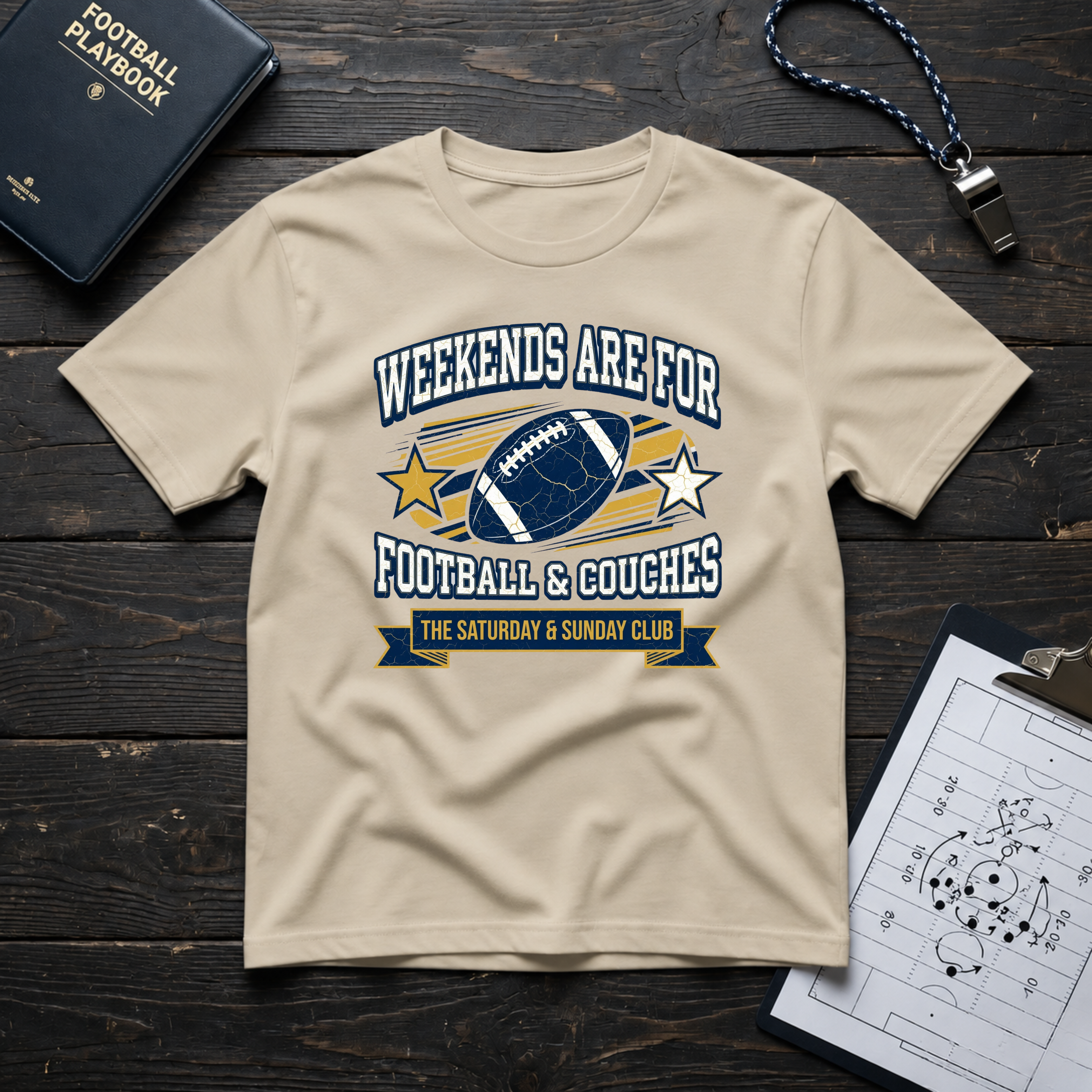 Weekends Are For Football & Couches T-Shirt