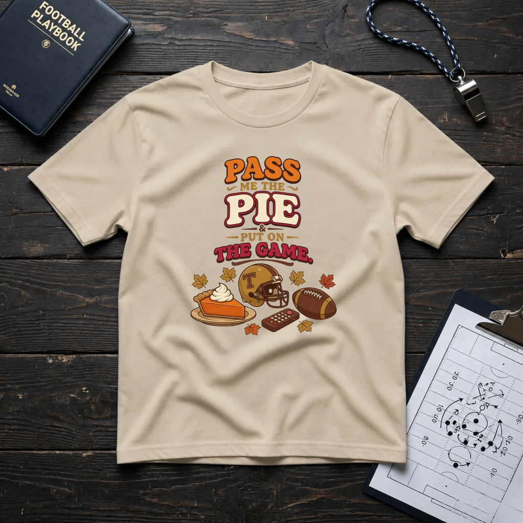 Pass Me the Pie & Put on the Game T-Shirt