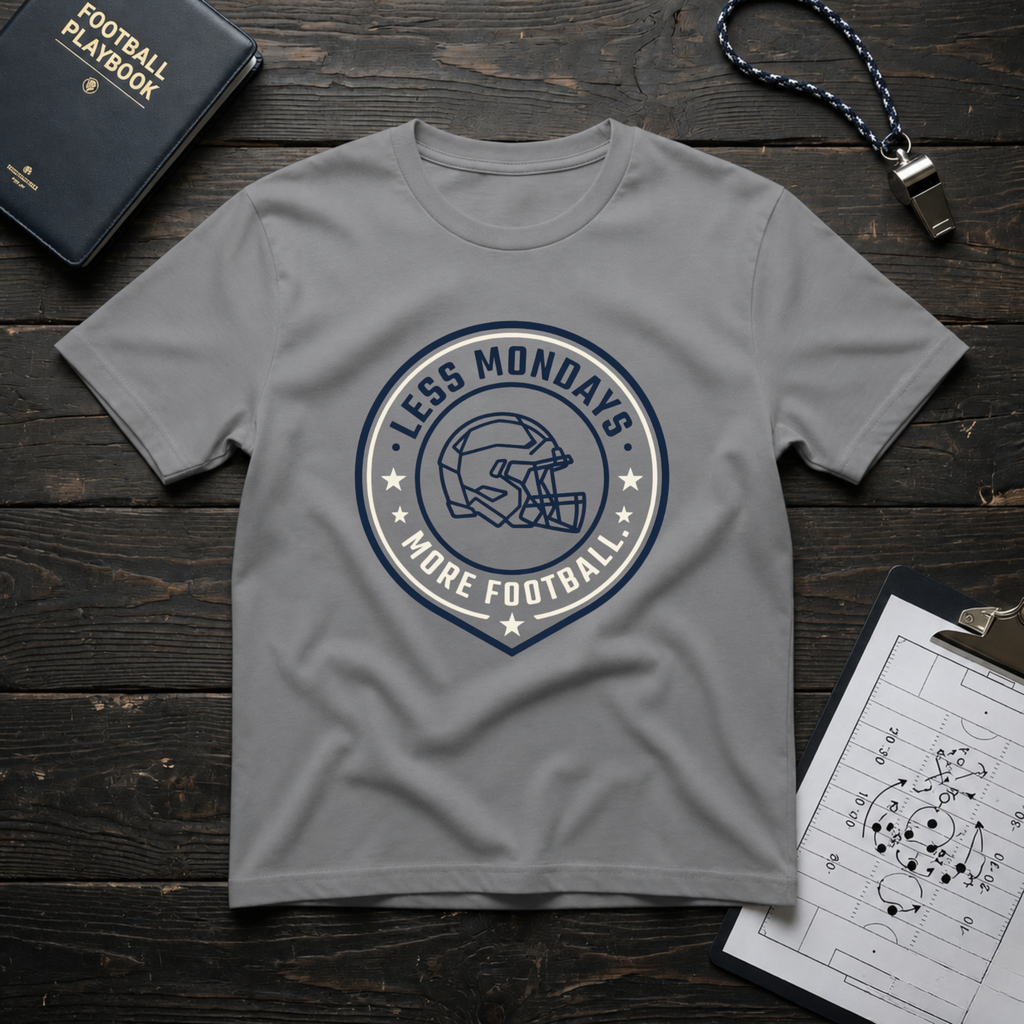 Less Mondays. More Football T-Shirt