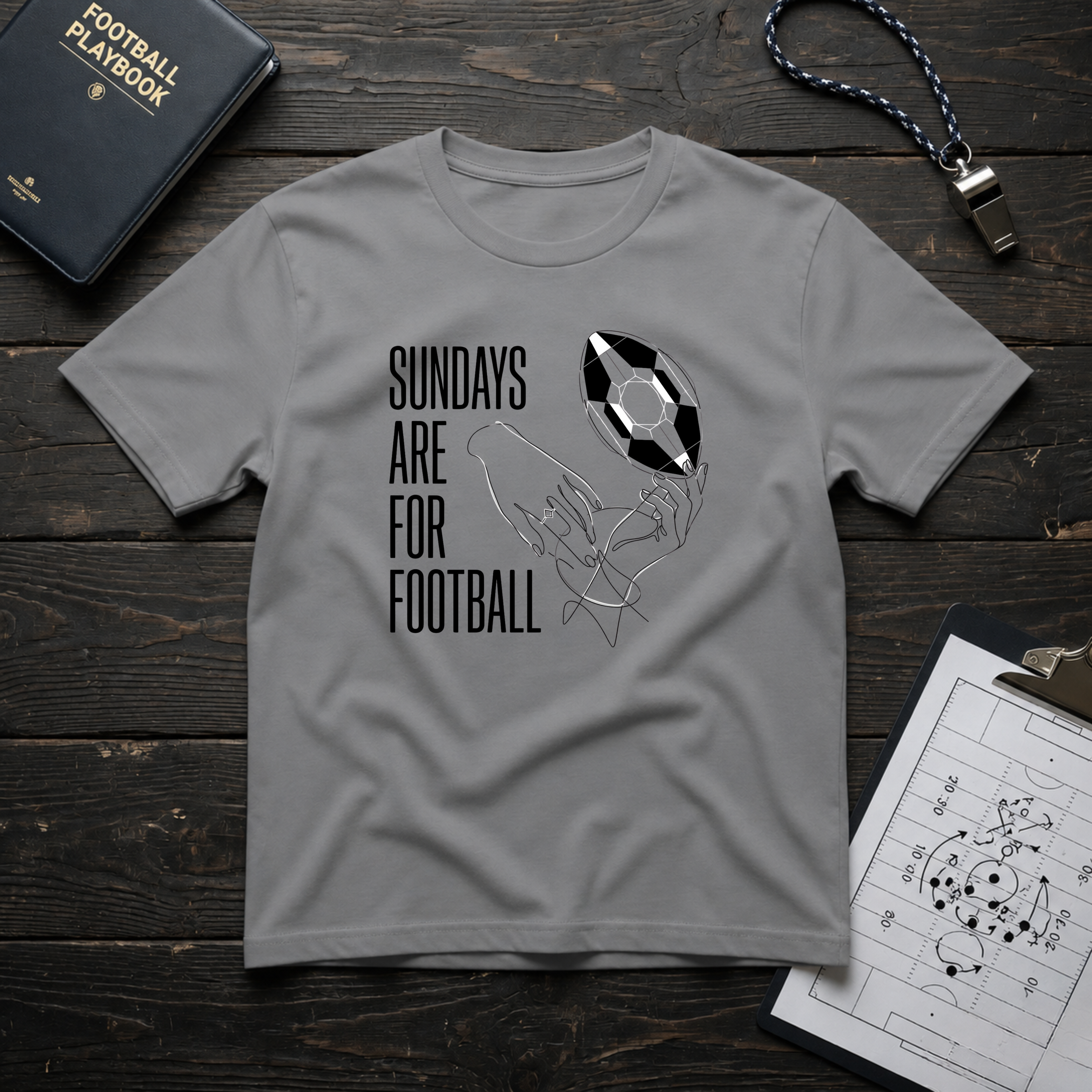 Sundays Are For Football (Soccer) T-Shirt