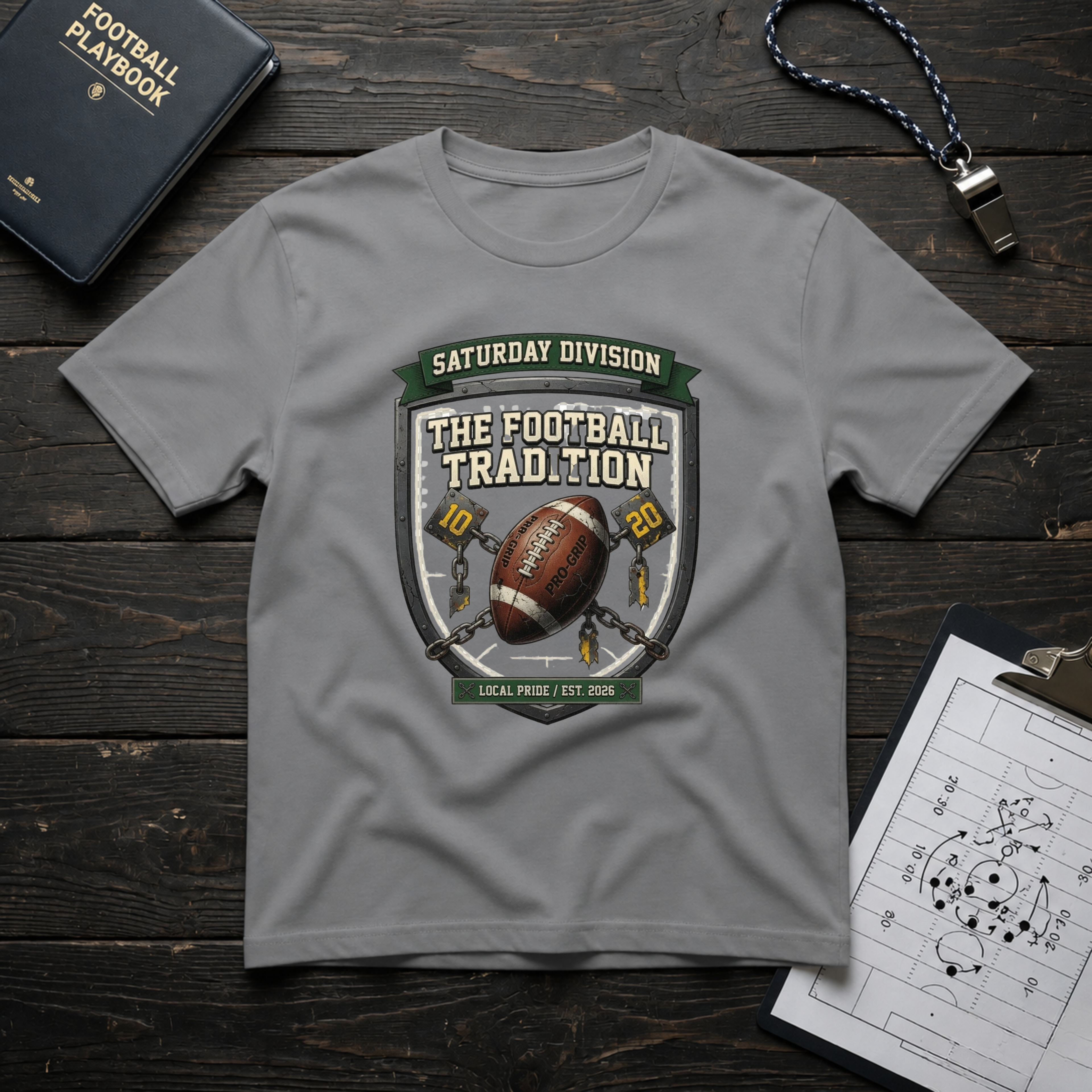 Saturday Division (Football Tradition Shield) T-Shirt