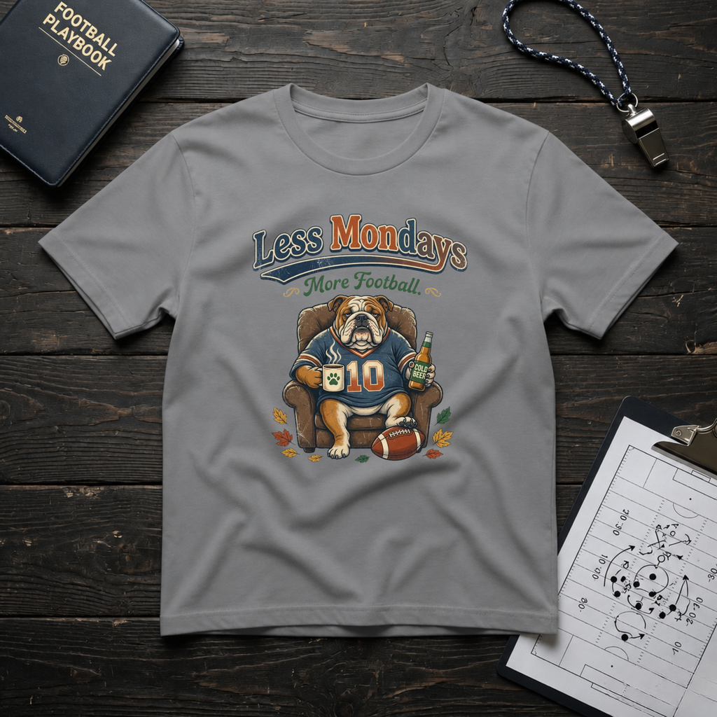 Less Mondays. More Football T-Shirt