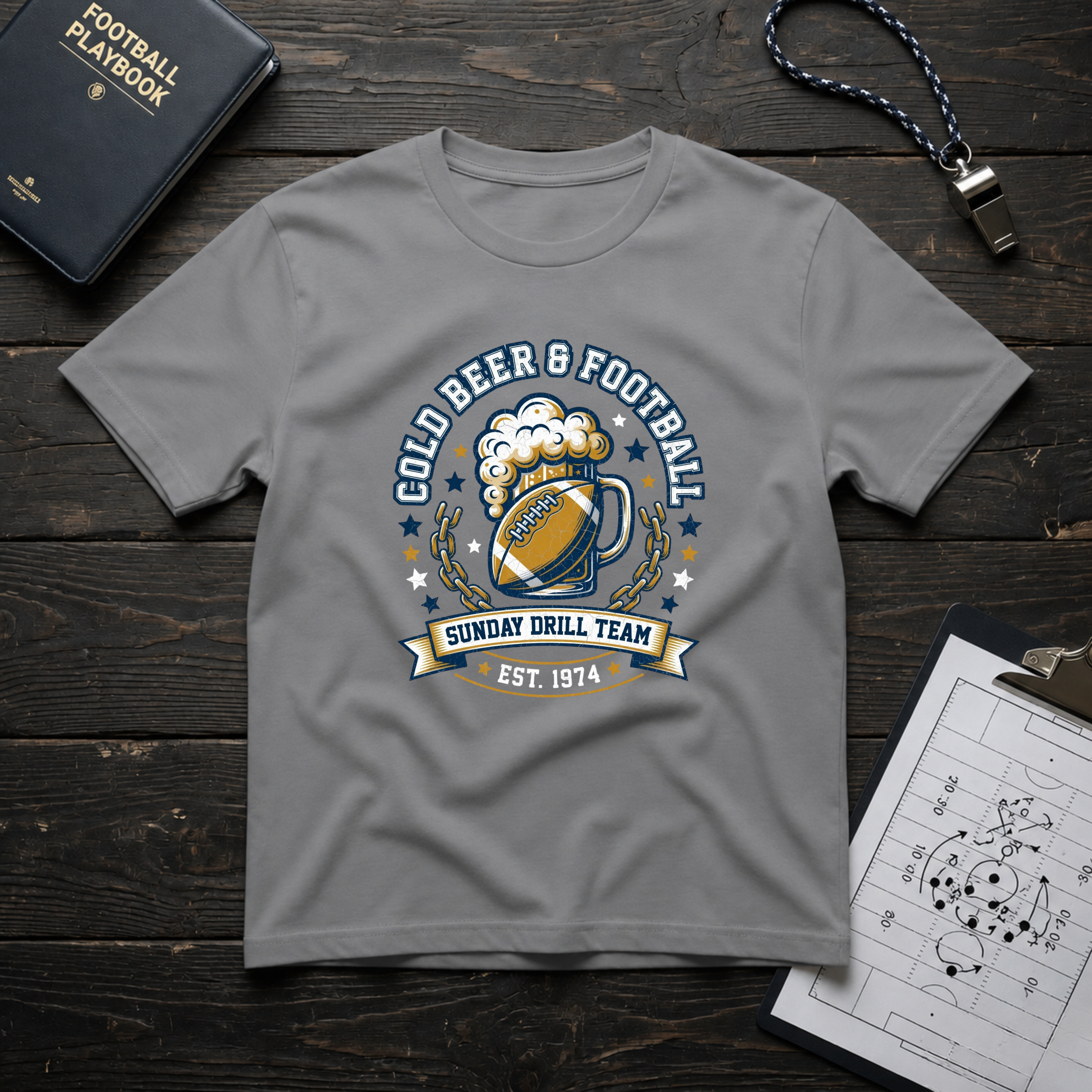 Cold Beer and Football T-Shirt