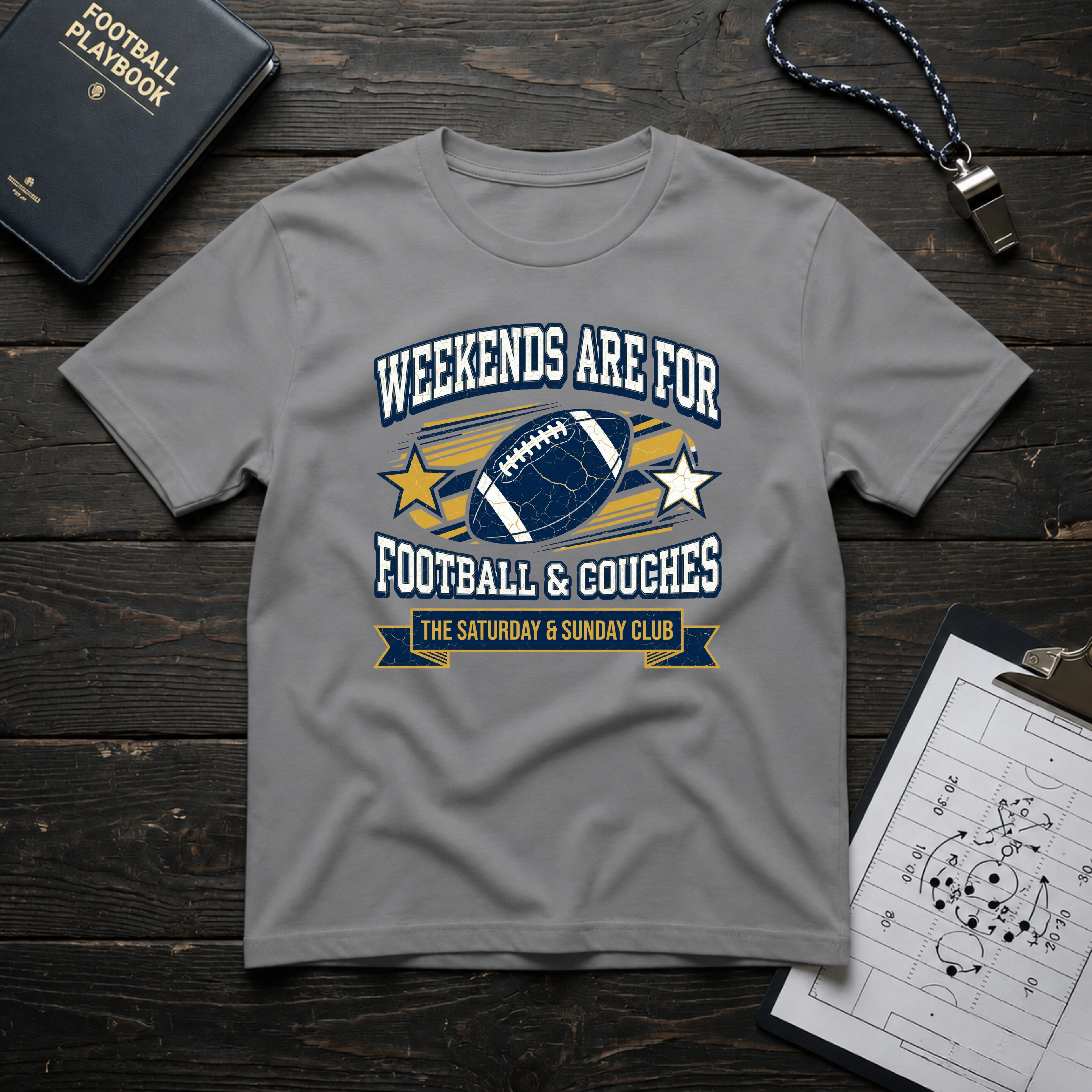 Weekends Are For Football & Couches T-Shirt